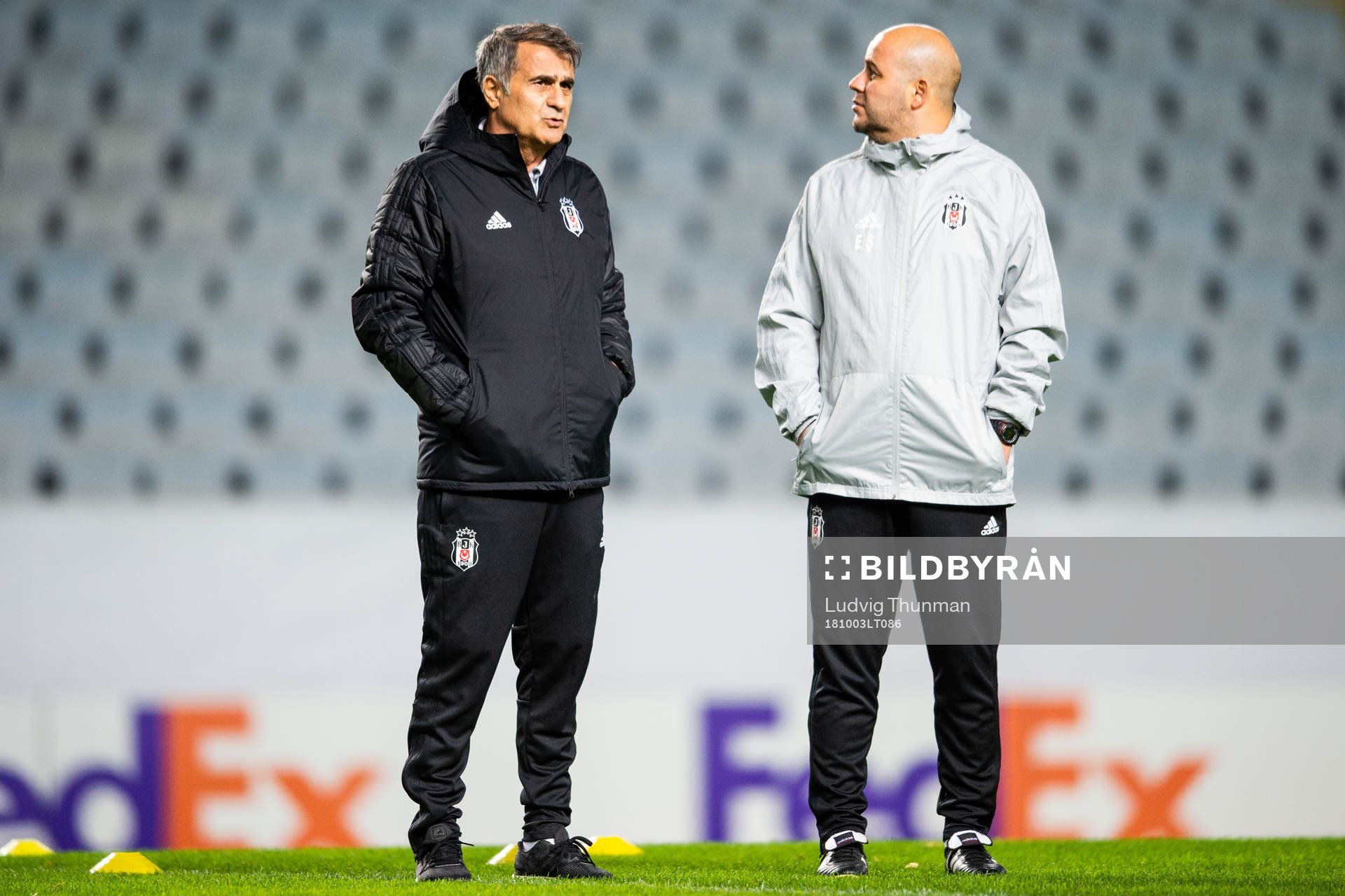Senol Günes, head coach of Besiktas