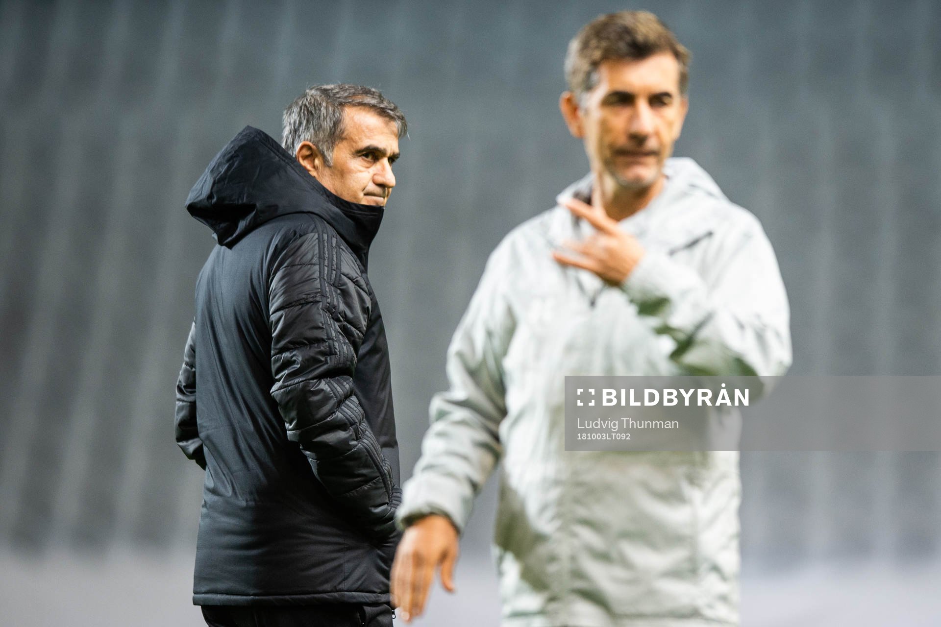 Senol Günes, head coach of Besiktas