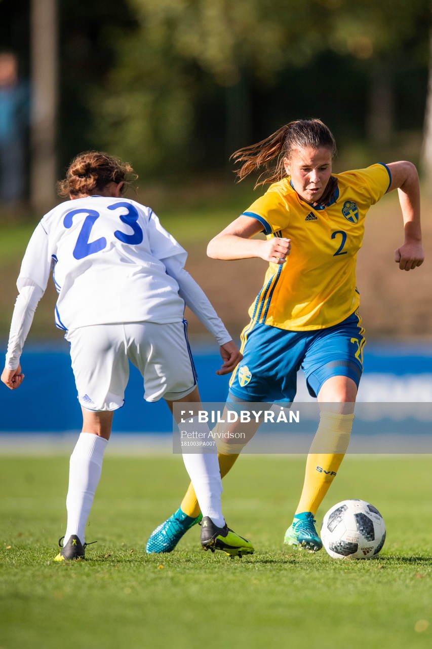 Sveriges Josefin Harrysson och Kazakstans Assel Kubessova