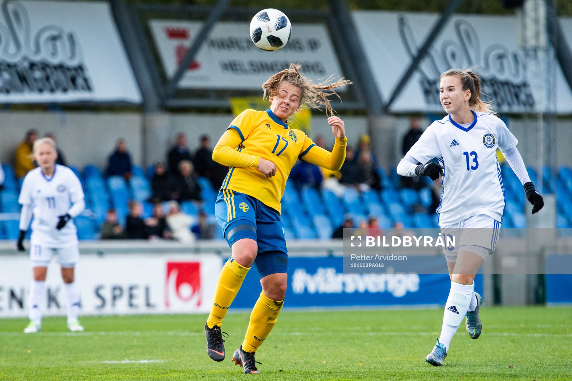 Sveriges Cornelia Kapocs gör 1-0