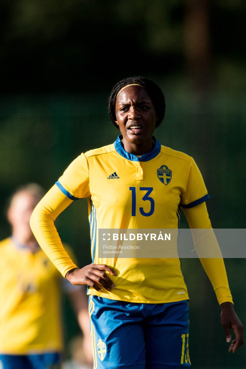 Sveriges Evelyn Ijeh