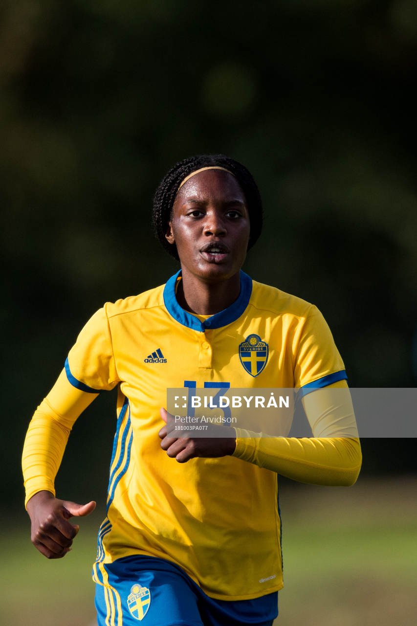 Sveriges Evelyn Ijeh