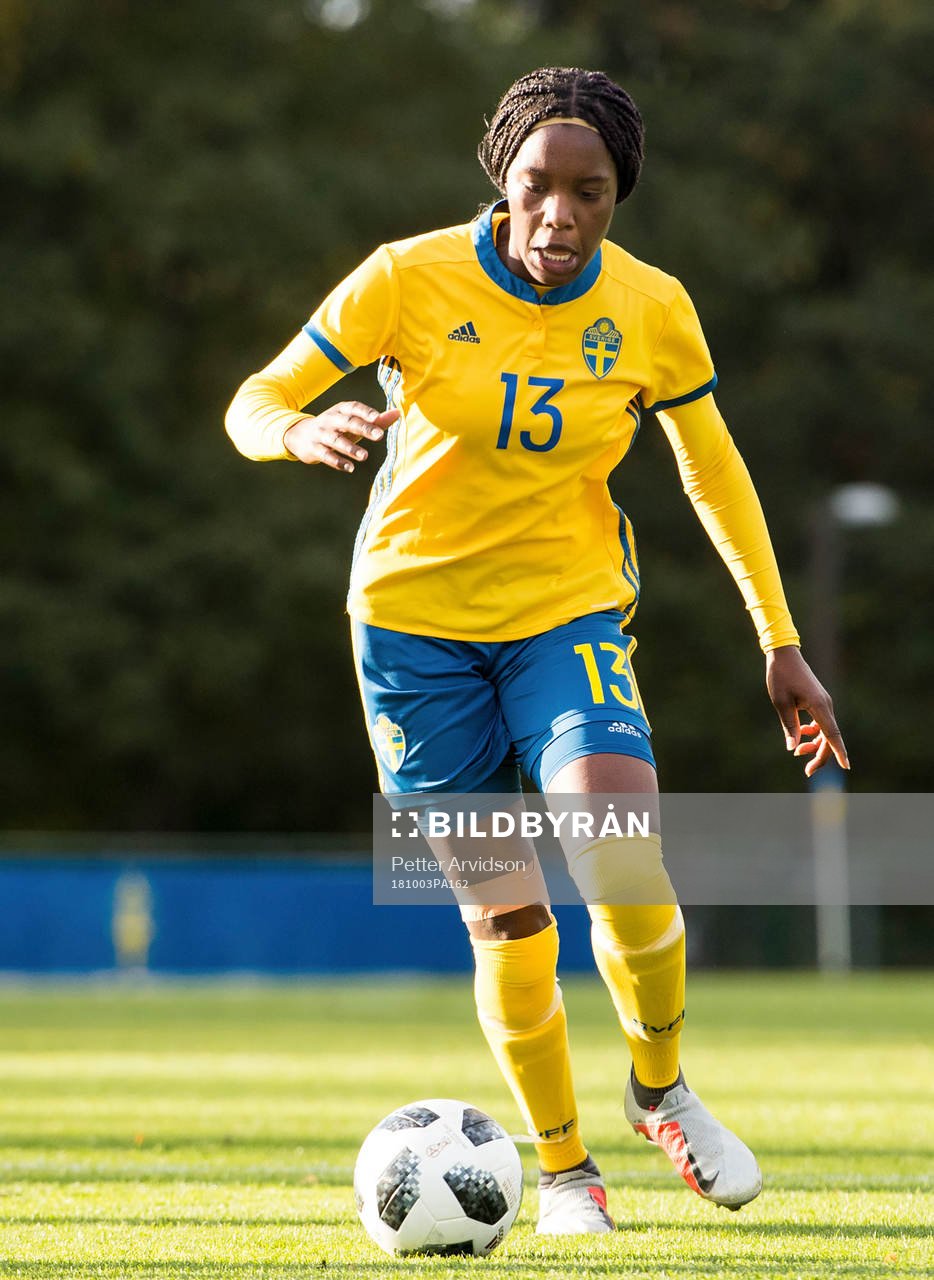 Sveriges Evelyn Ijeh