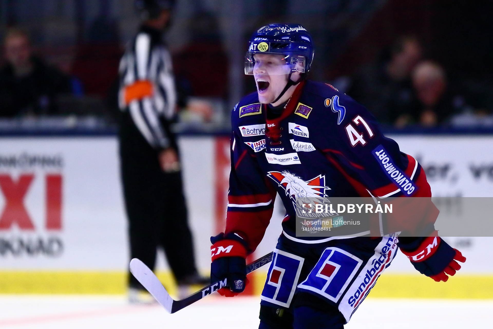 Linköpings Anton Karlsson jublar