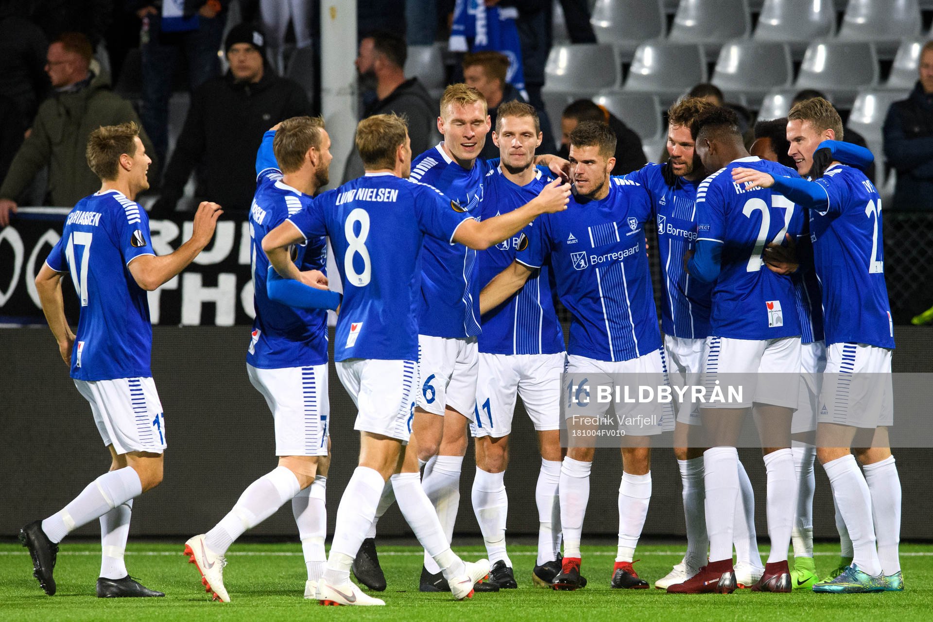 Sarpsborg 08 celebrates