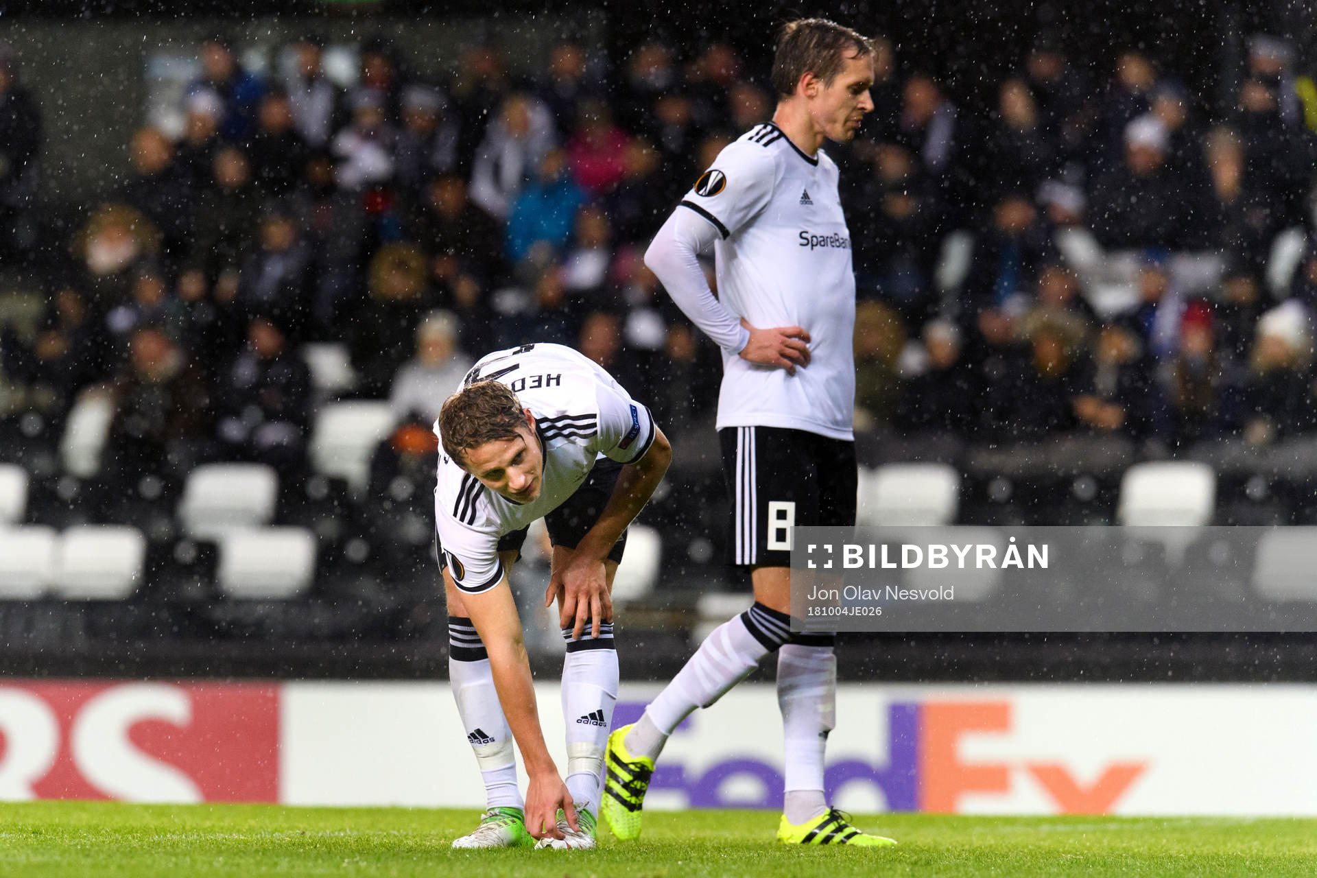 Vegar Eggen Hedenstad and Anders Konradsen of Rosenborg