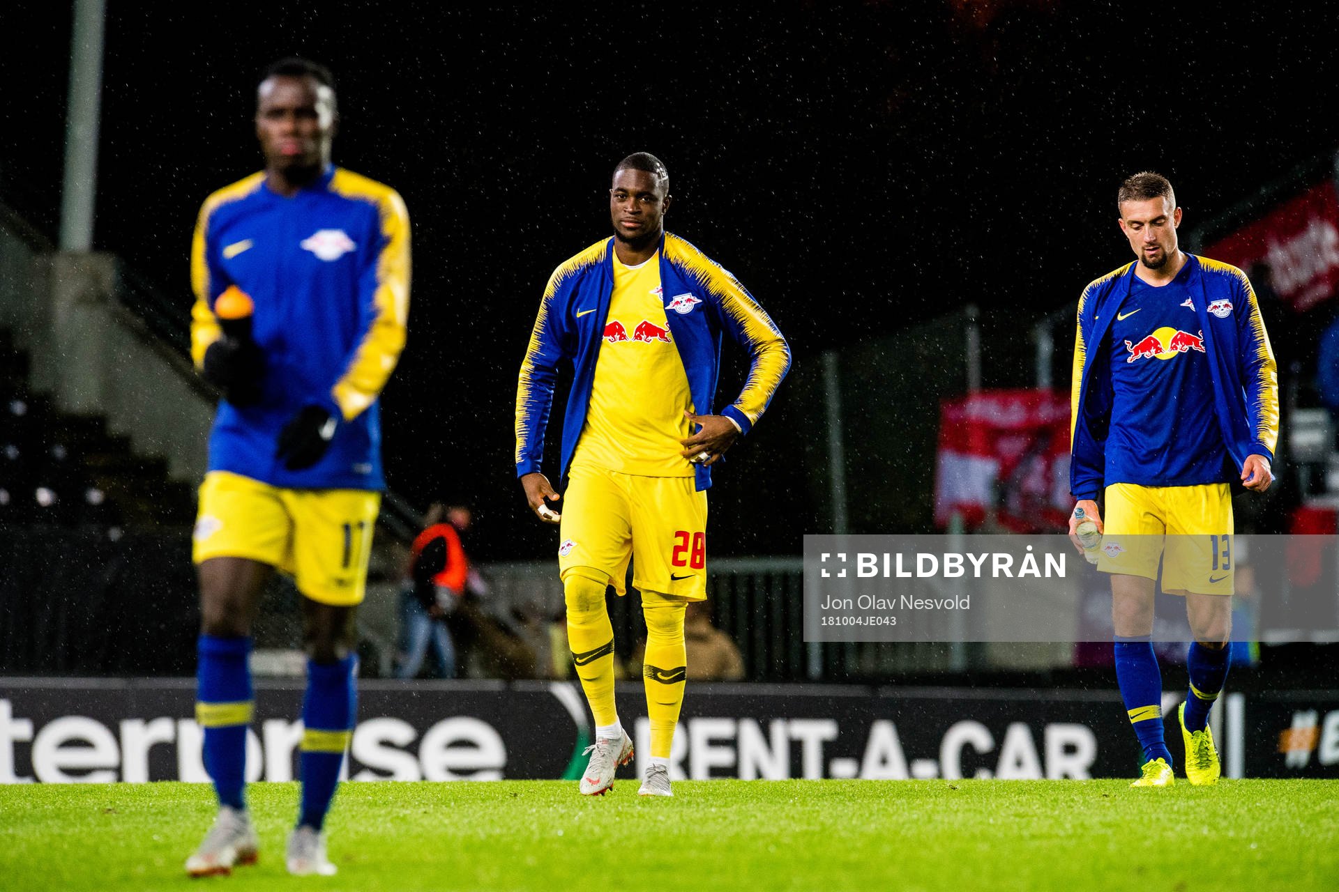 Goalkeeper Yvon Mvogo of RB Leipzig