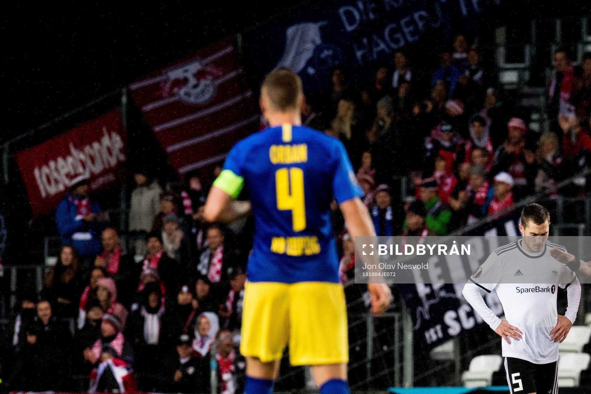 Djordje Denic of Rosenborg looks dejected