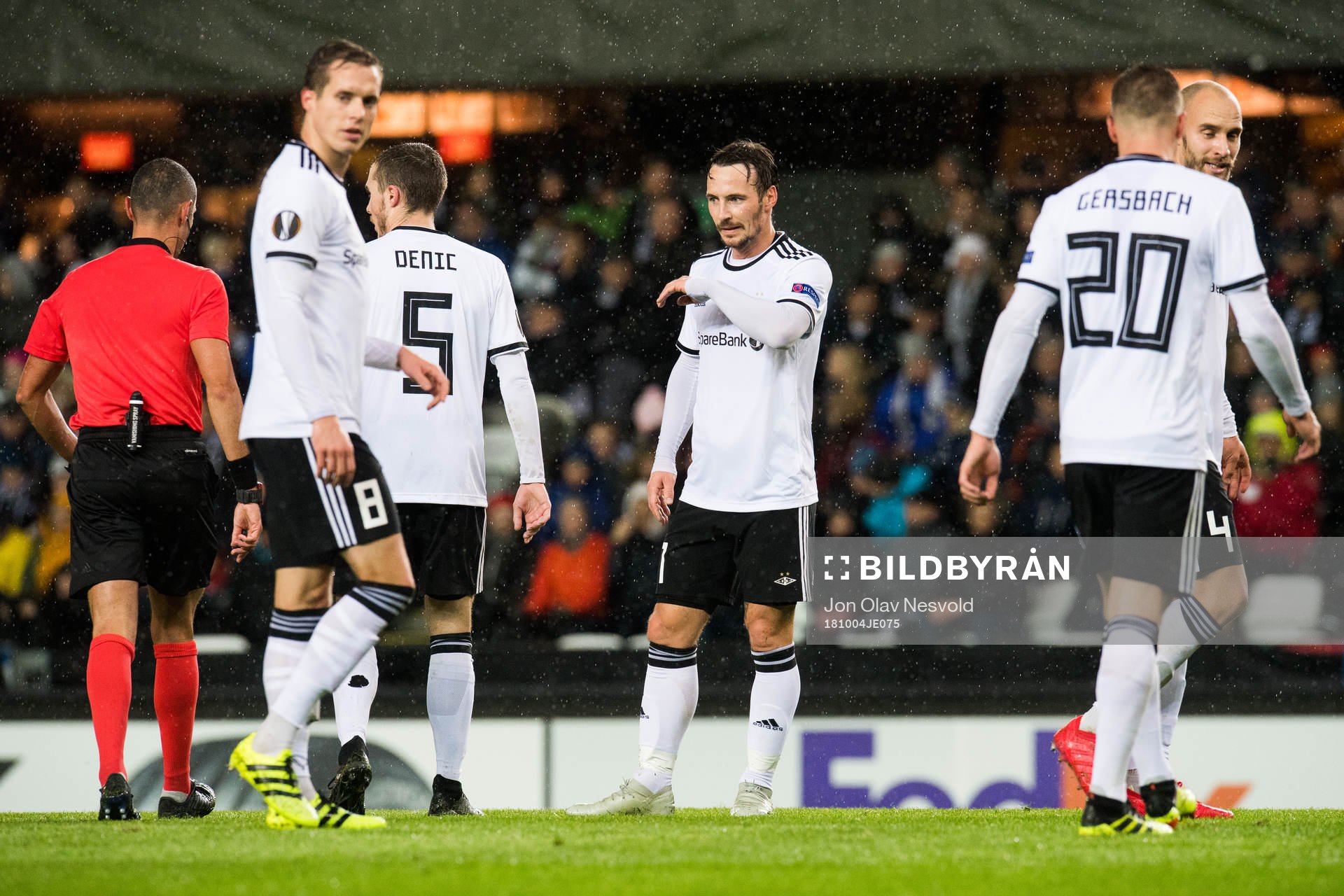 Mike Jensen of Rosenborg looks dejected