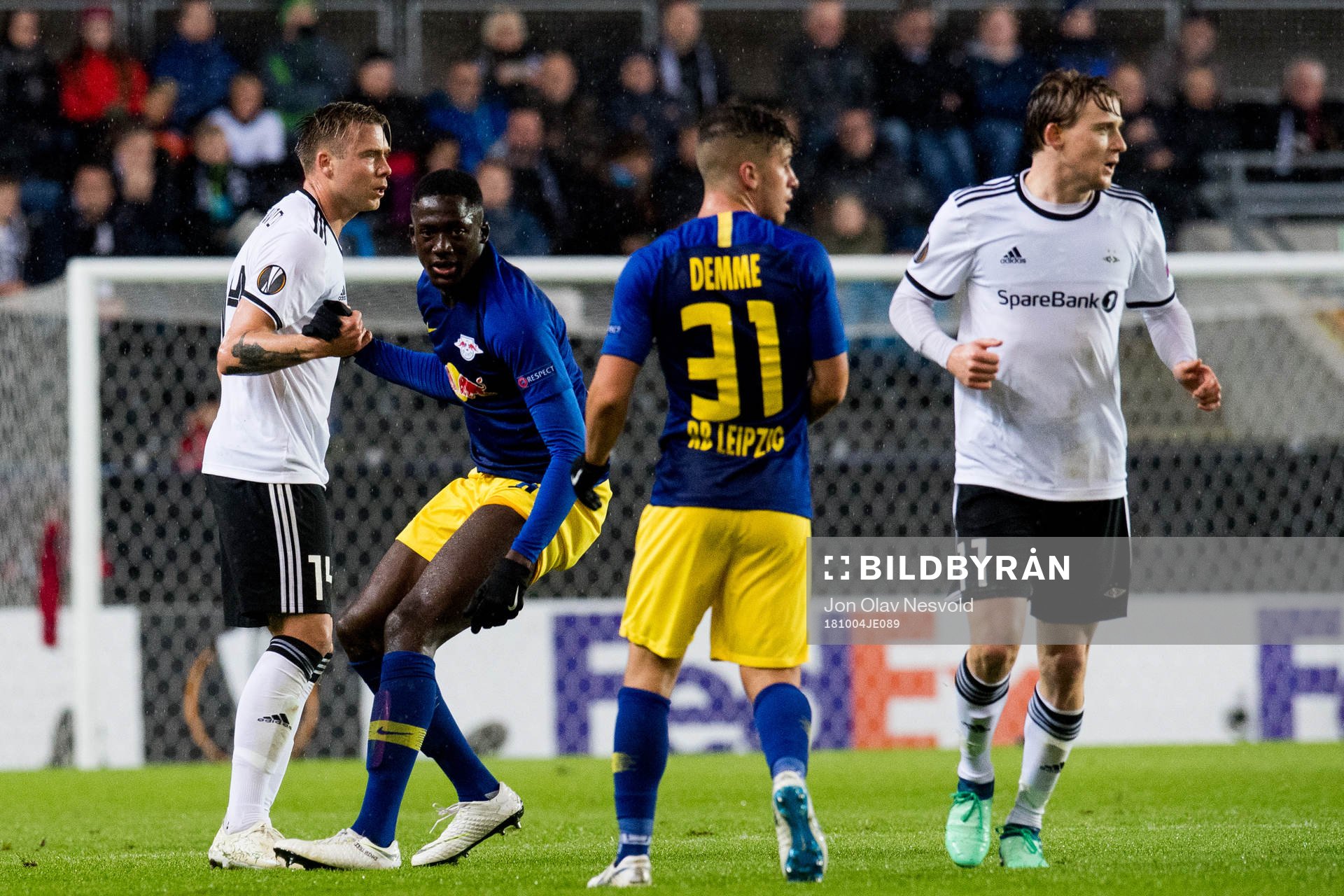 Alexander Søderlund of Rosenborg and Ibrahima Konaté of