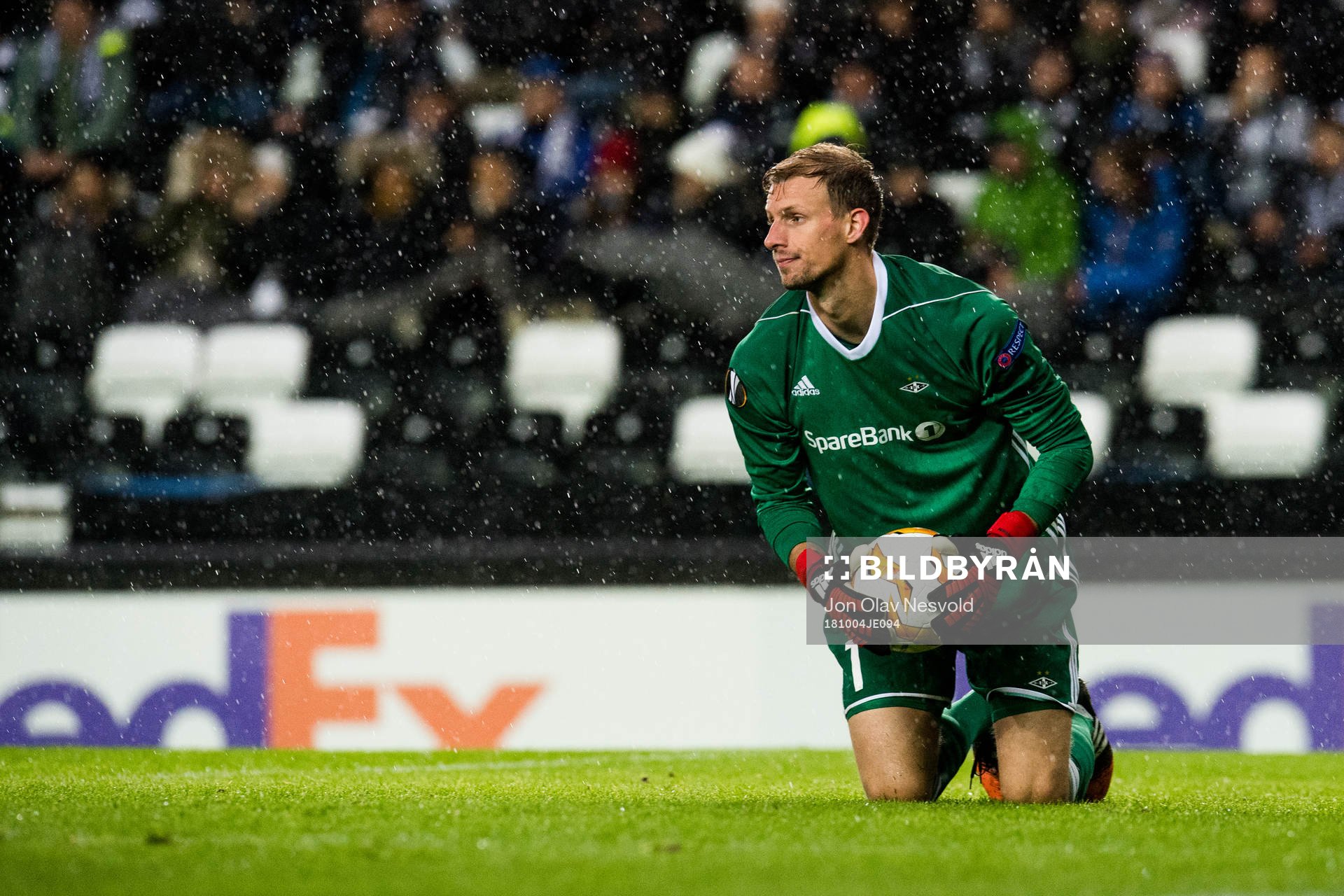 Goalkeeper André Hansen of Rosenborg
