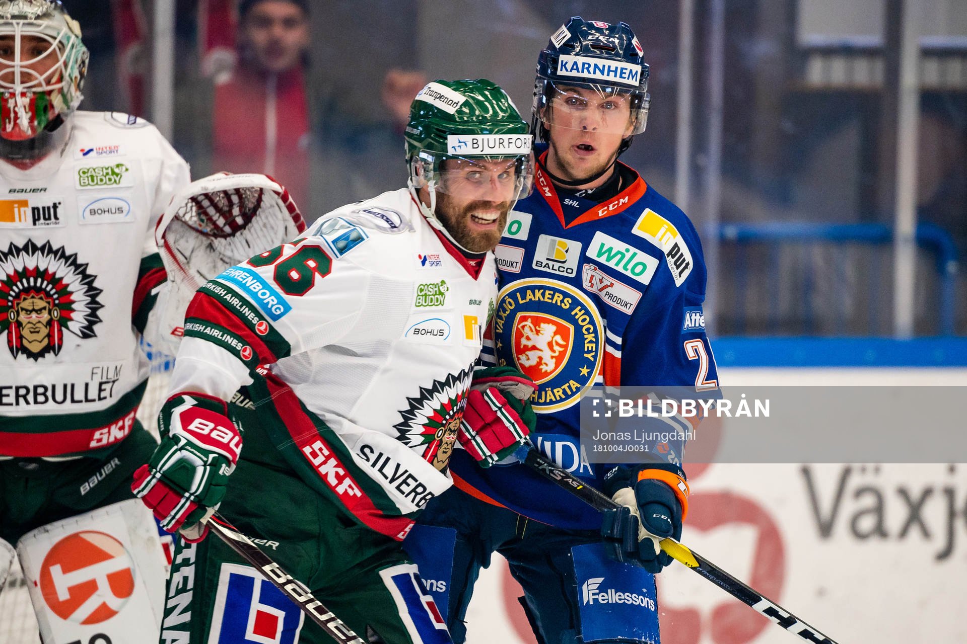 Frölundas Jonathan Sigalet och Växjös Nils Carnbäck