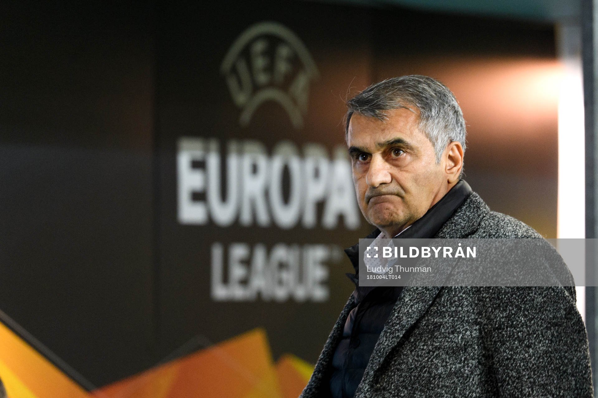Senol Günes, head coach of Besiktas