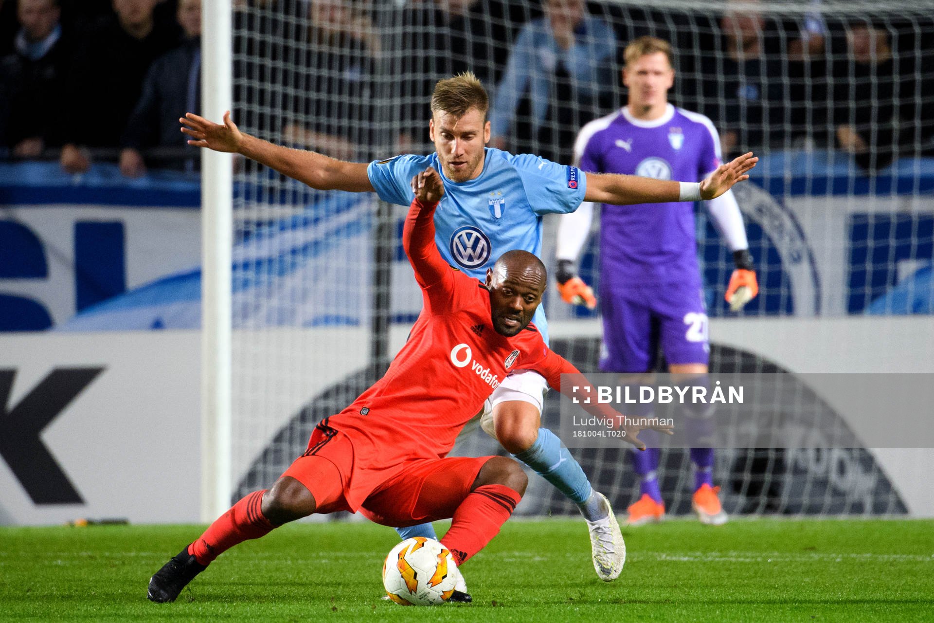 Rasmus Bengtsson of Malmö FF against Vagner Silva De Souza