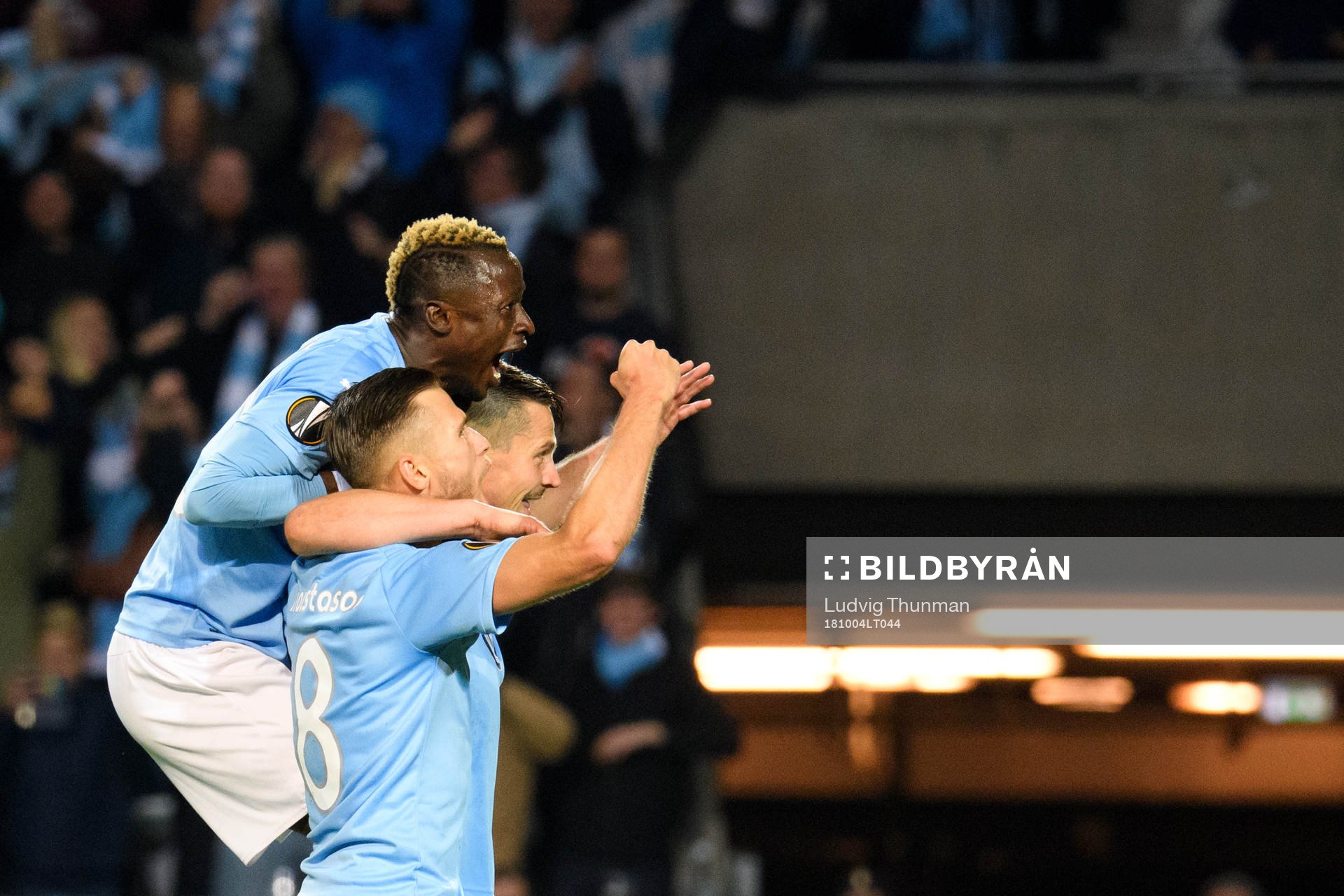 Markus Rosenberg of Malmö FF celebrates