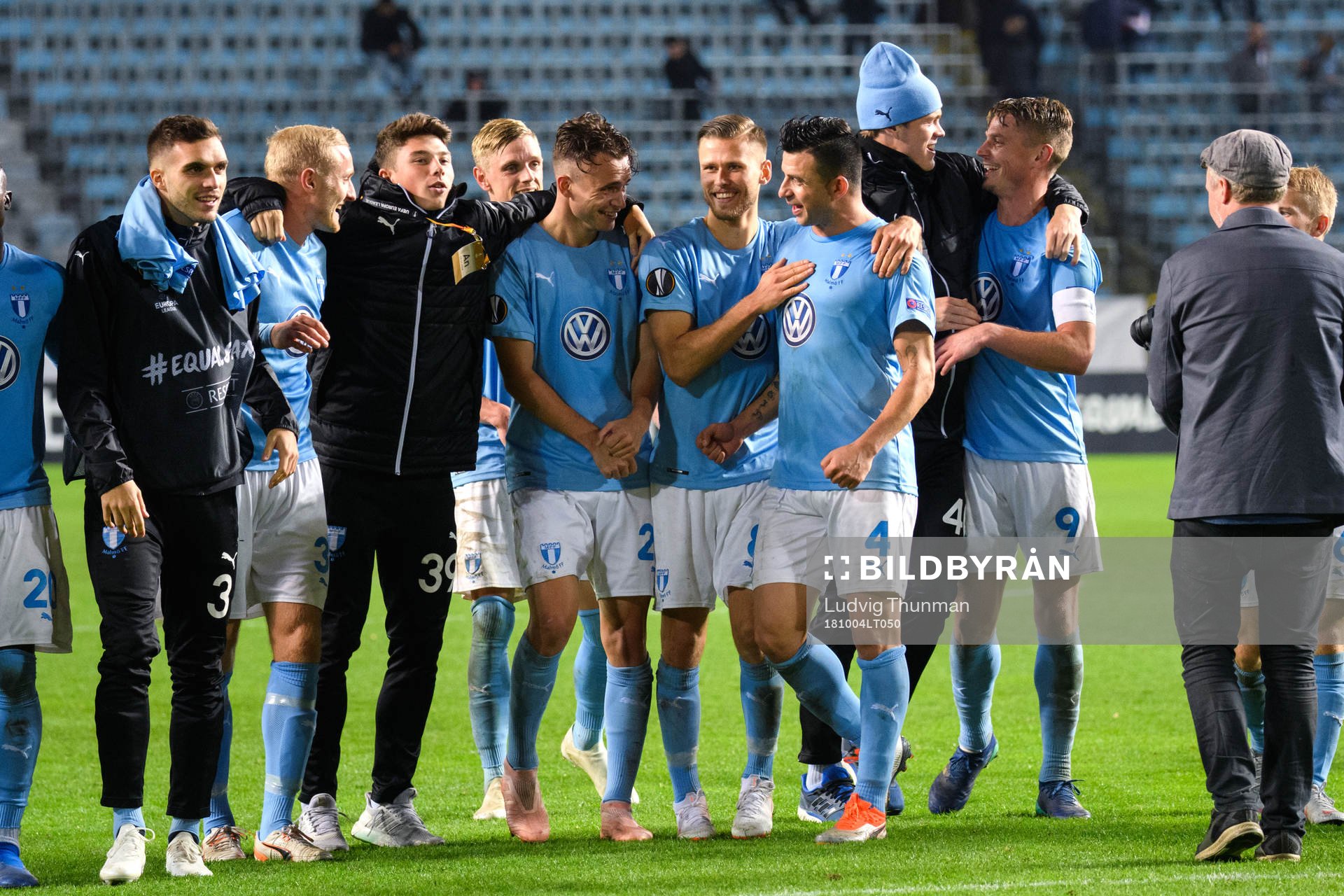 The players of Malmö FF celebrates