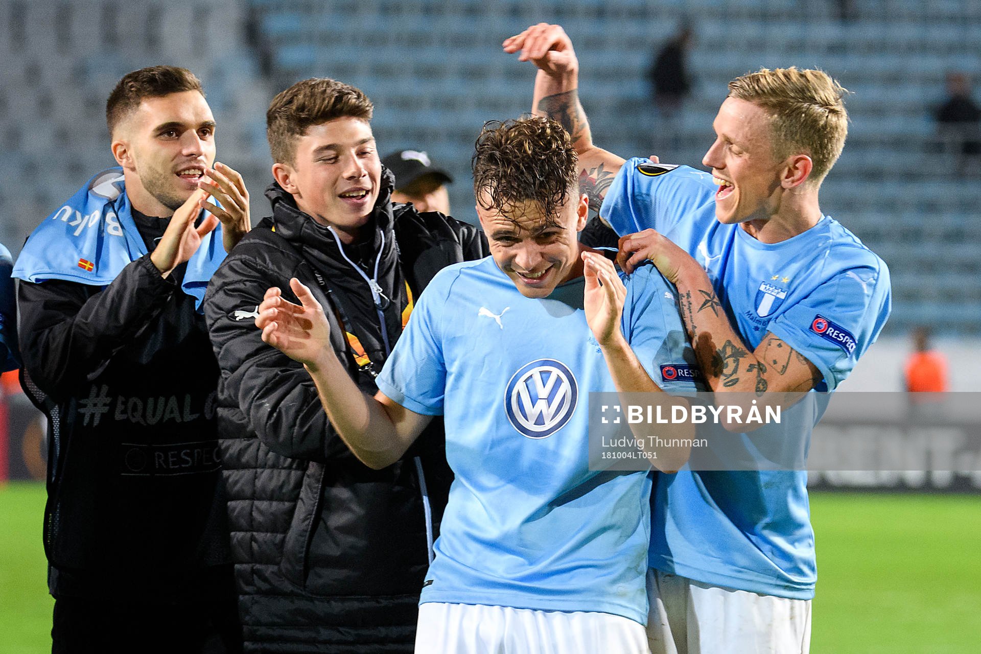 Andreas Vindheim of Malmö FF celebrates
