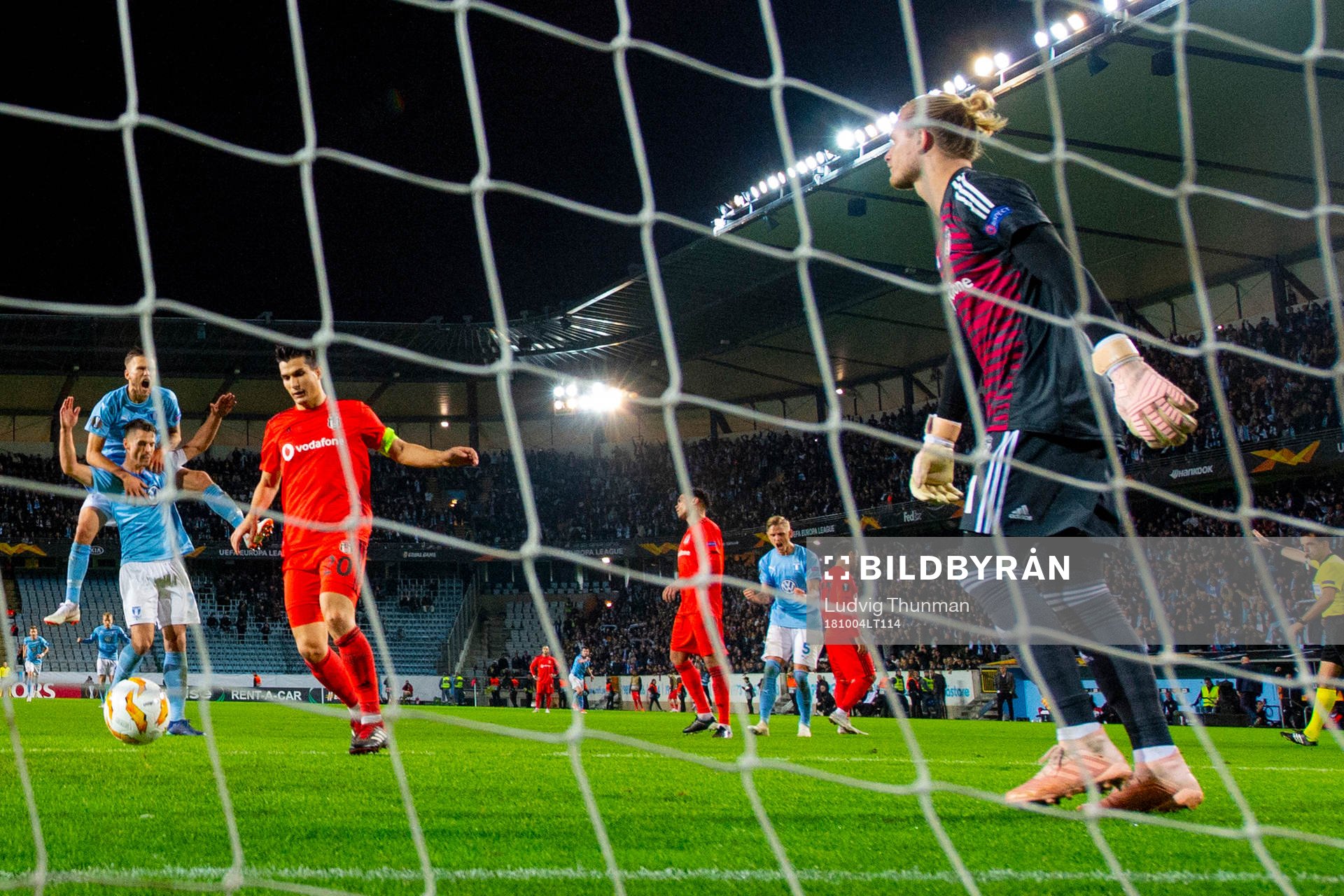 Markus Rosenberg and Arnór Ingvi Traustason of Malmö FF