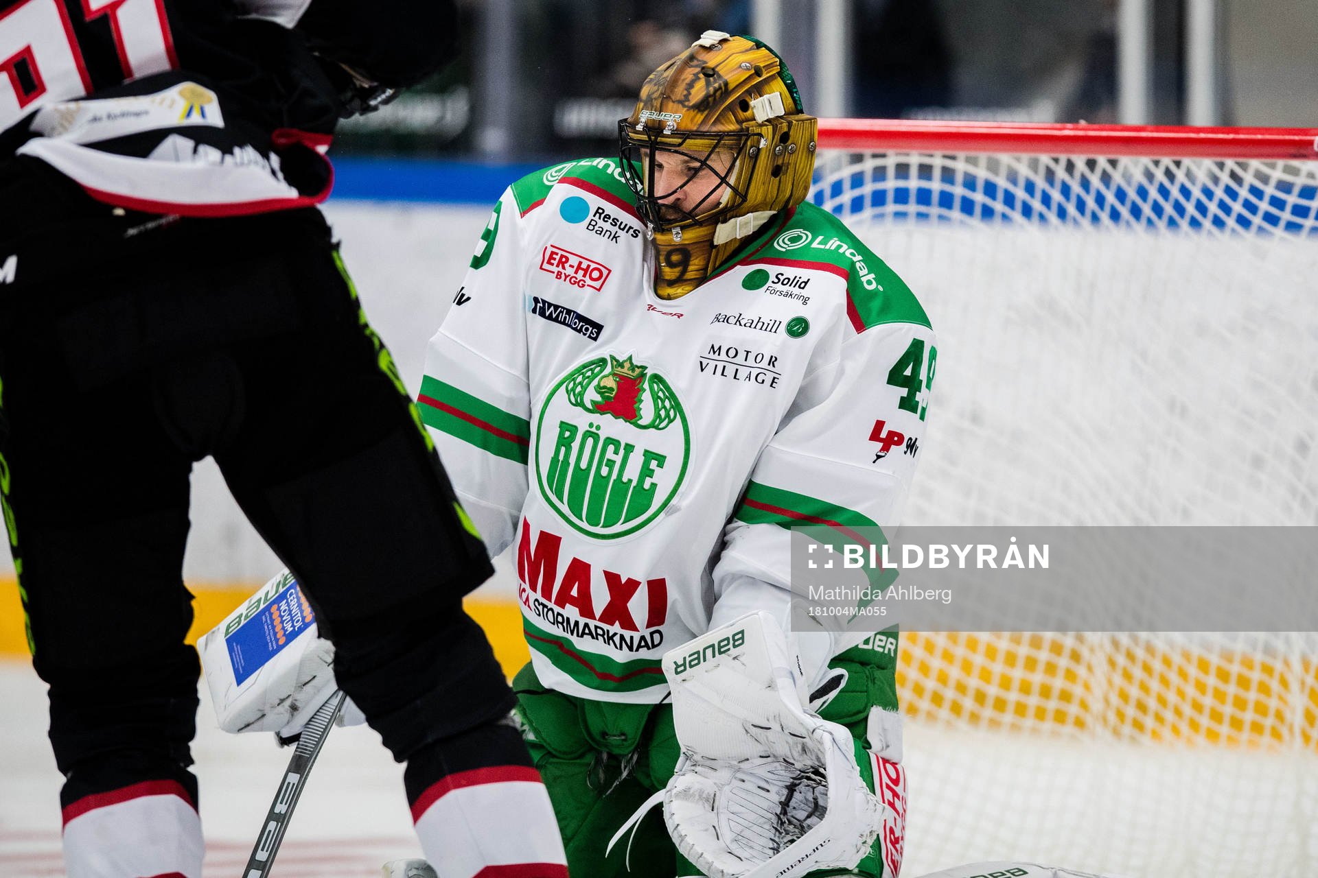 Rögles målvakt Justin Pogge