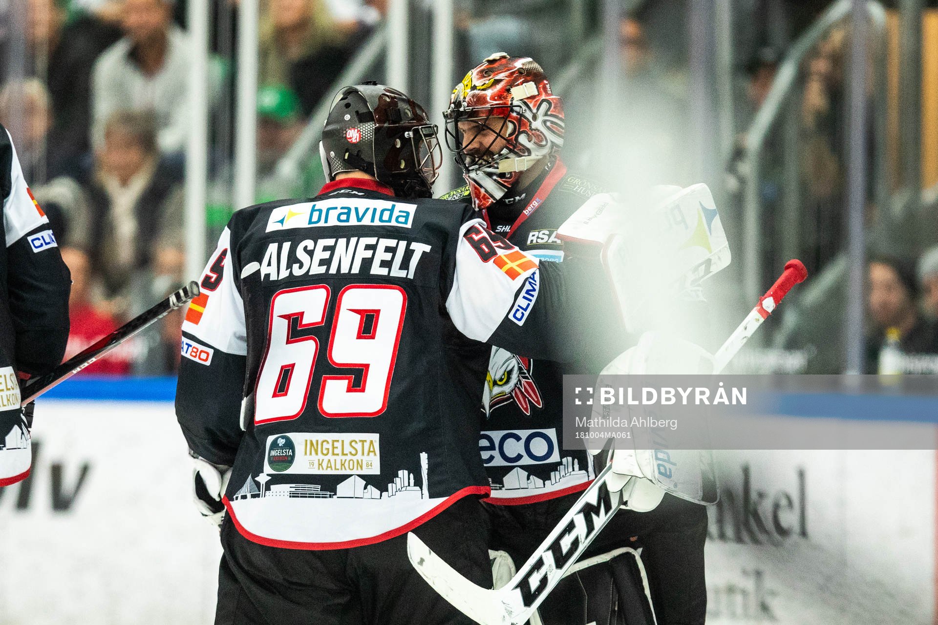 Malmö Redhawks målvakt Oscar Alsenfelt blir inbytt igen