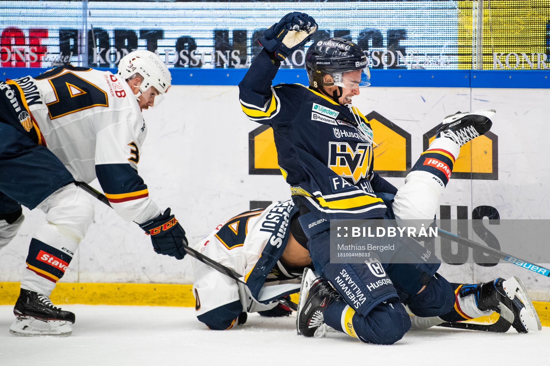 Djurgårdens Daniel Brodin och Jacob Josefson