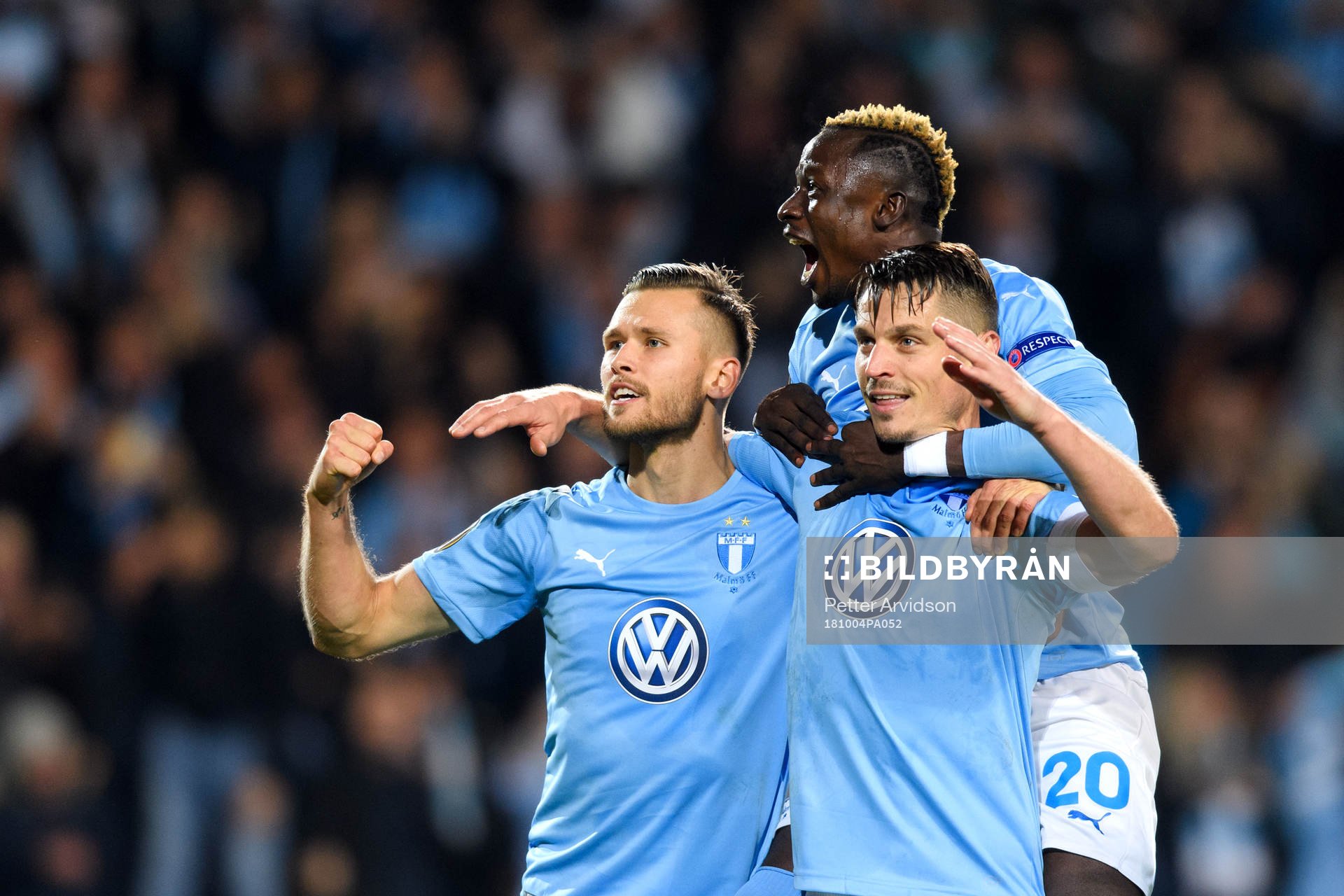Arnór Ingvi Traustason, Markus Rosenberg and Bonke