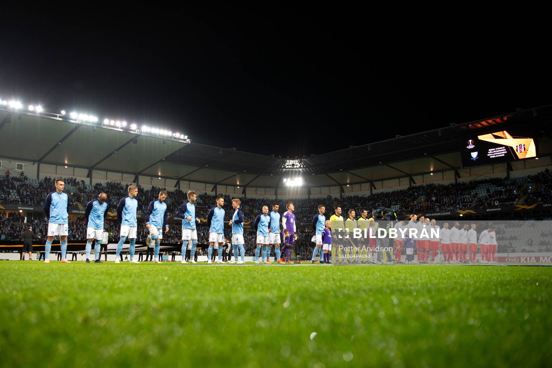 The players at the lineup