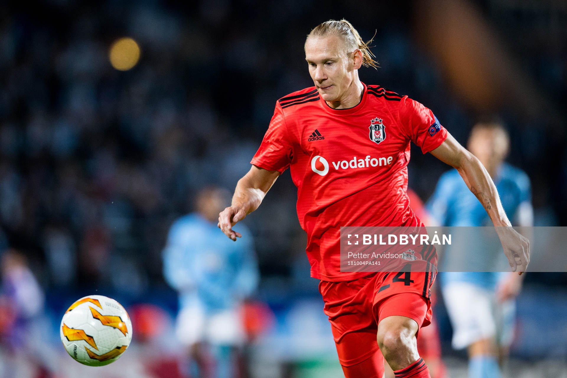 Domagoj Vida of Besiktas during the Europa League group stage match between Malmö FF and Besiktas on October 4, 2018 in Malmö.