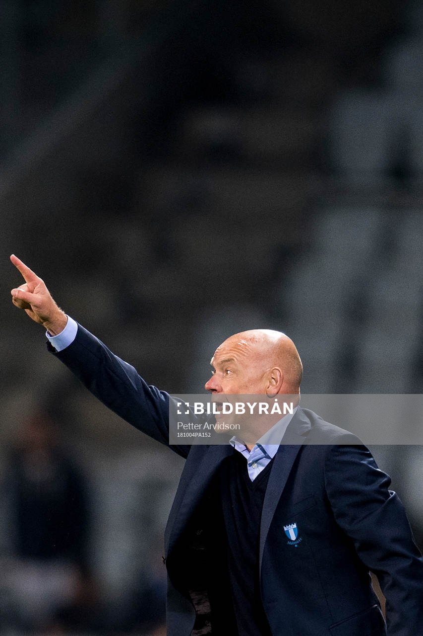 Uwe Rösler, head coach of Malmö FF