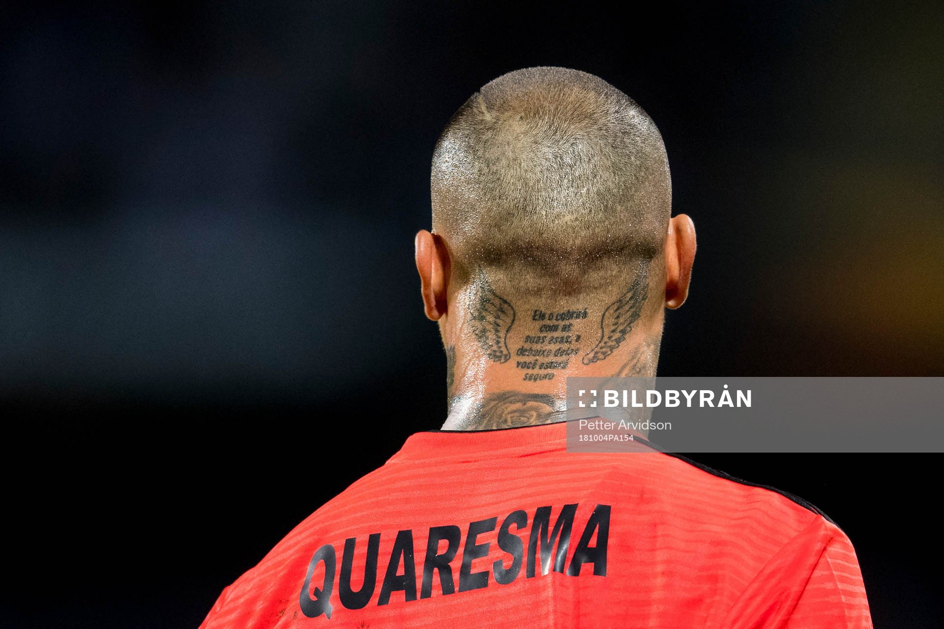 Ricardo Quaresma of Besiktas with tattoos