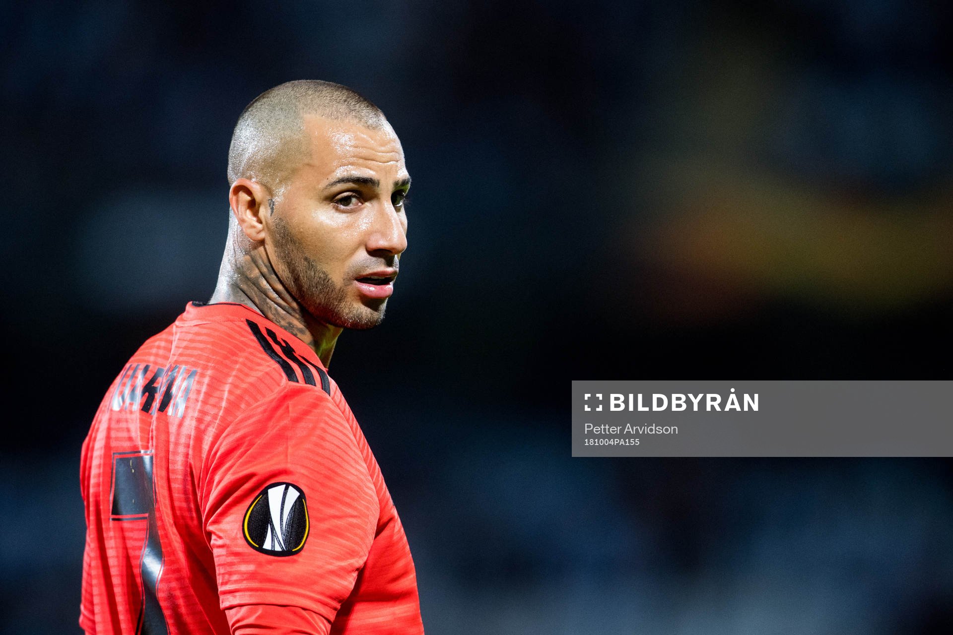 Ricardo Quaresma of Besiktas during the Europa League group stage match between Malmö FF and Besiktas on October 4, 2018 in Malmö.