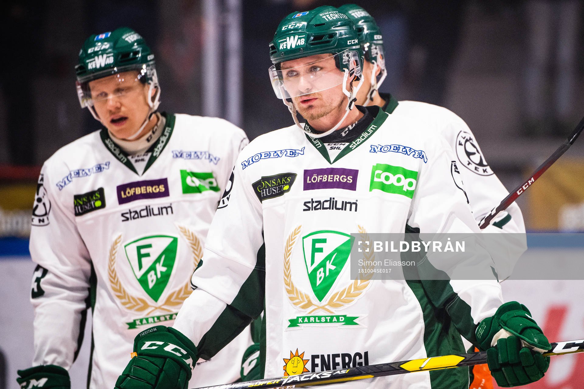 Färjestads Linus Johansson deppar