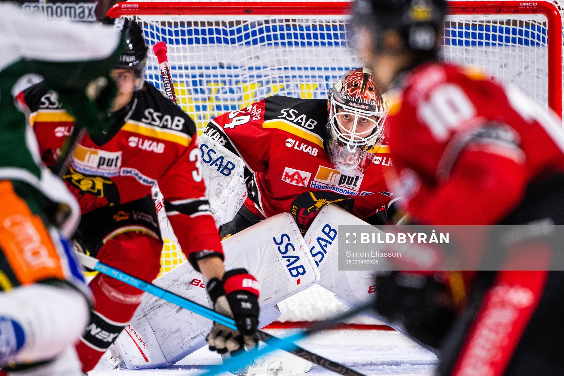 Luleås målvakt Joel Lassinatti