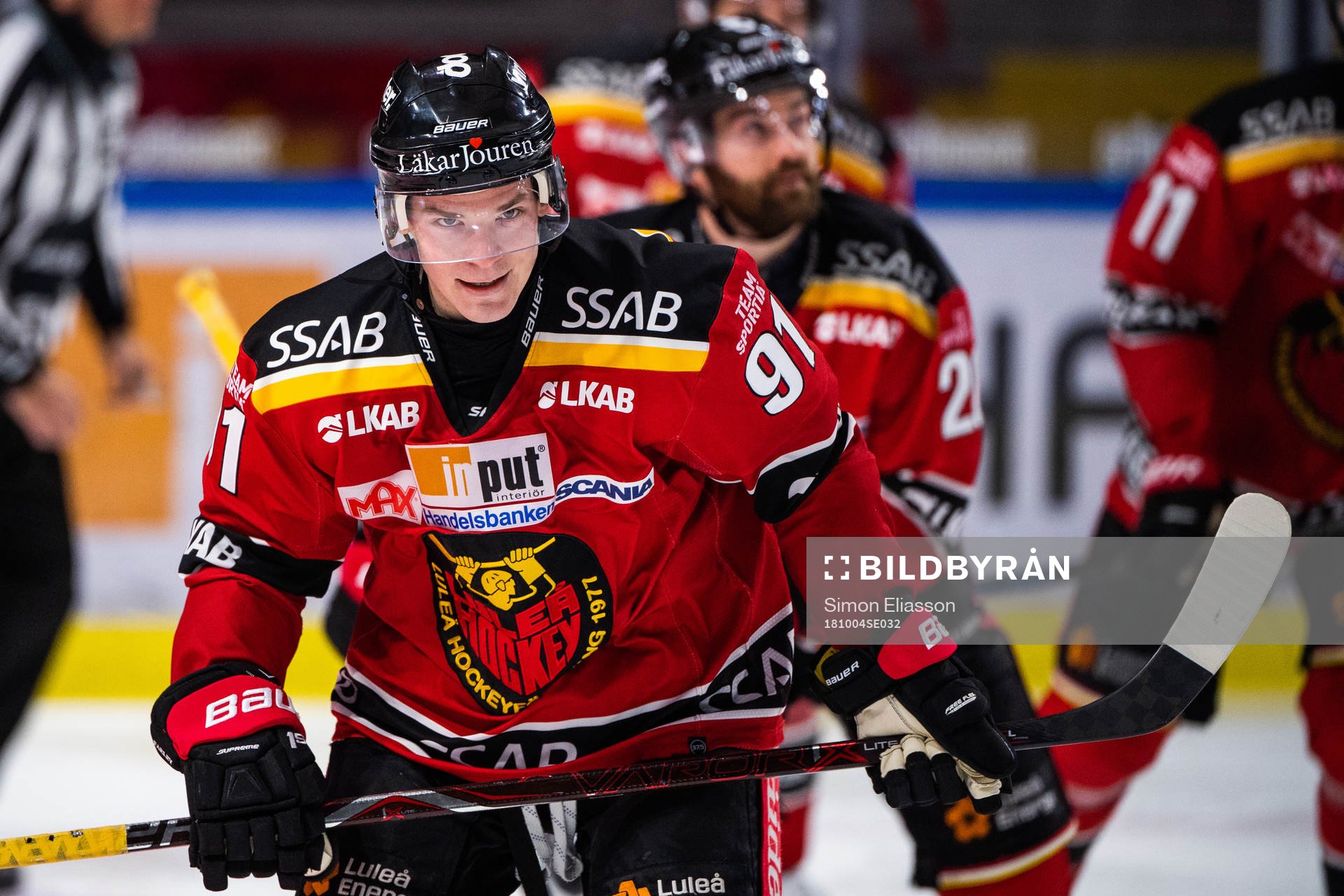 Luleås Austin Farley jublar