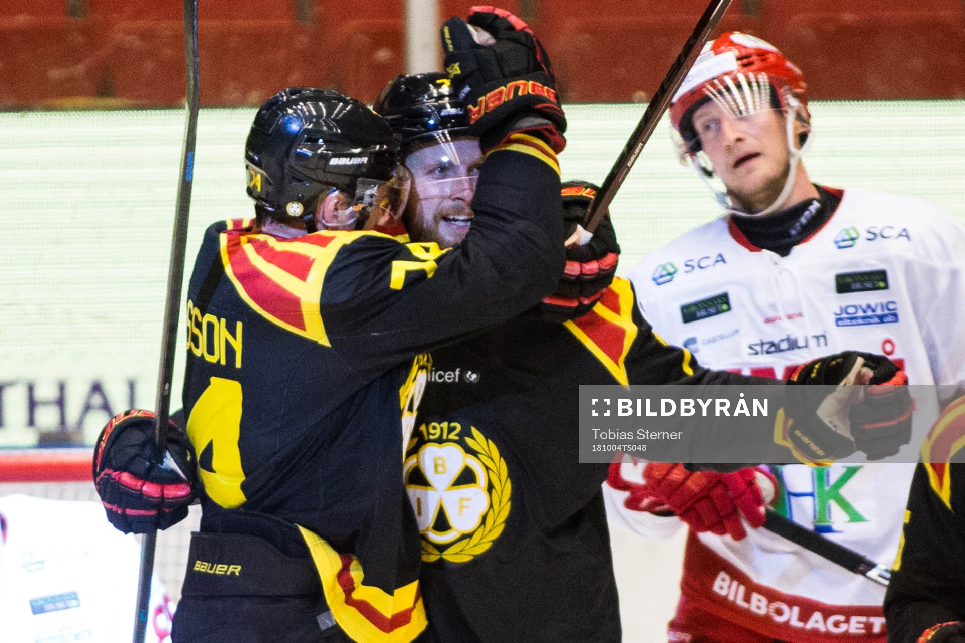 Brynäs Joachim Rohdin jublar