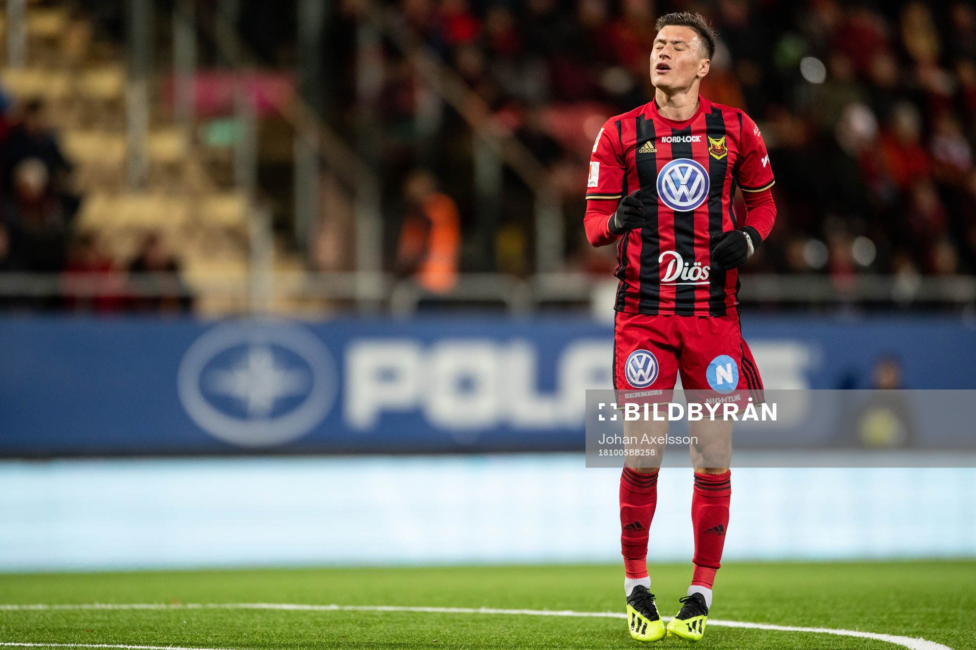 Östersunds Jamie Hopcutt deppar