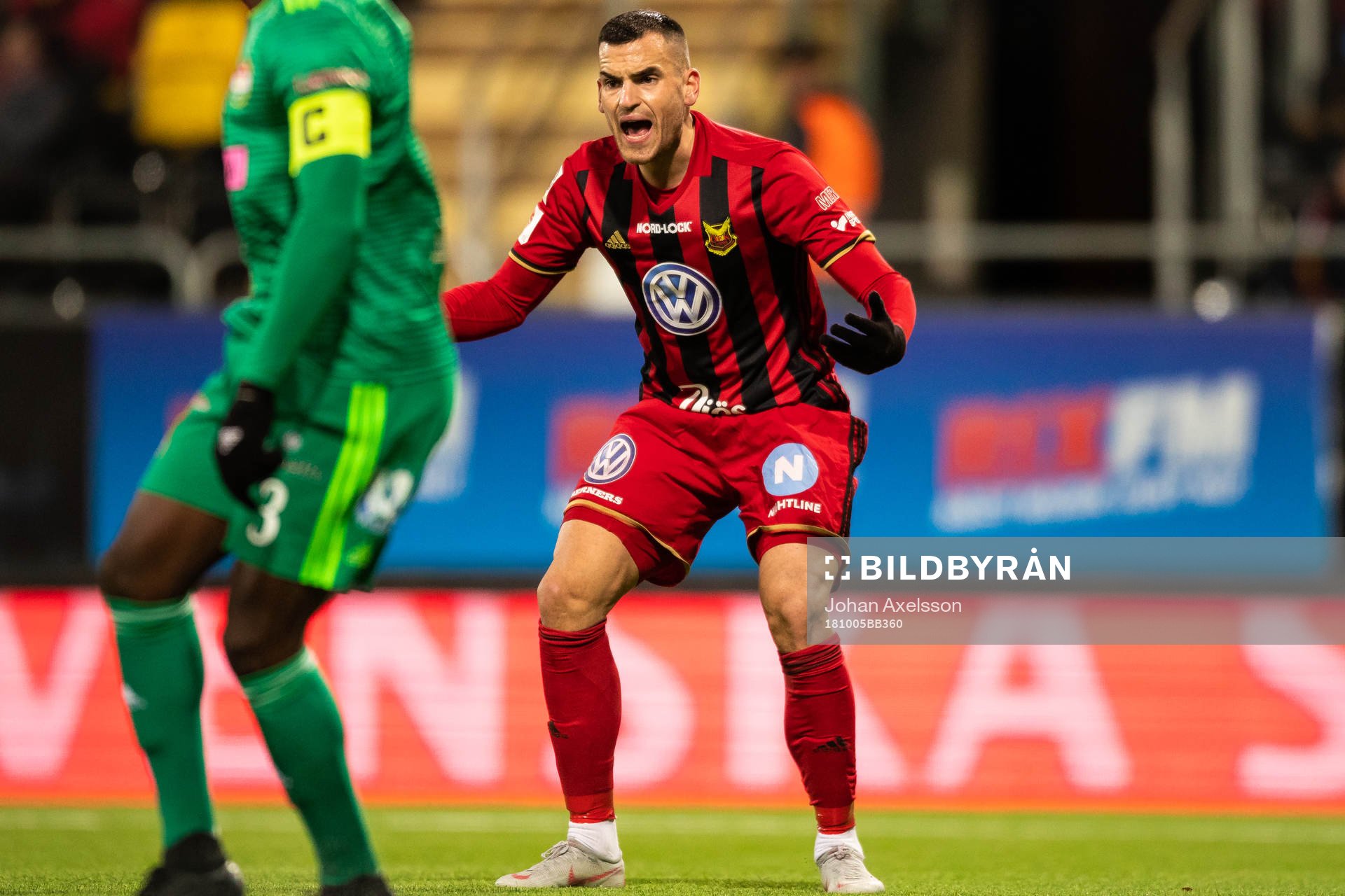 Östersunds Dino Islamovic  reagerar