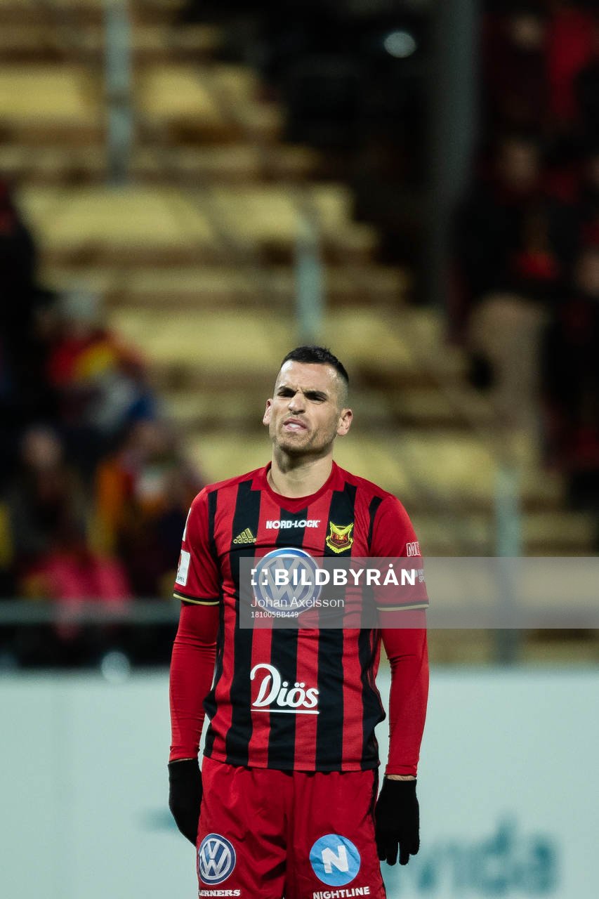 Östersunds Dino Islamovic  deppar