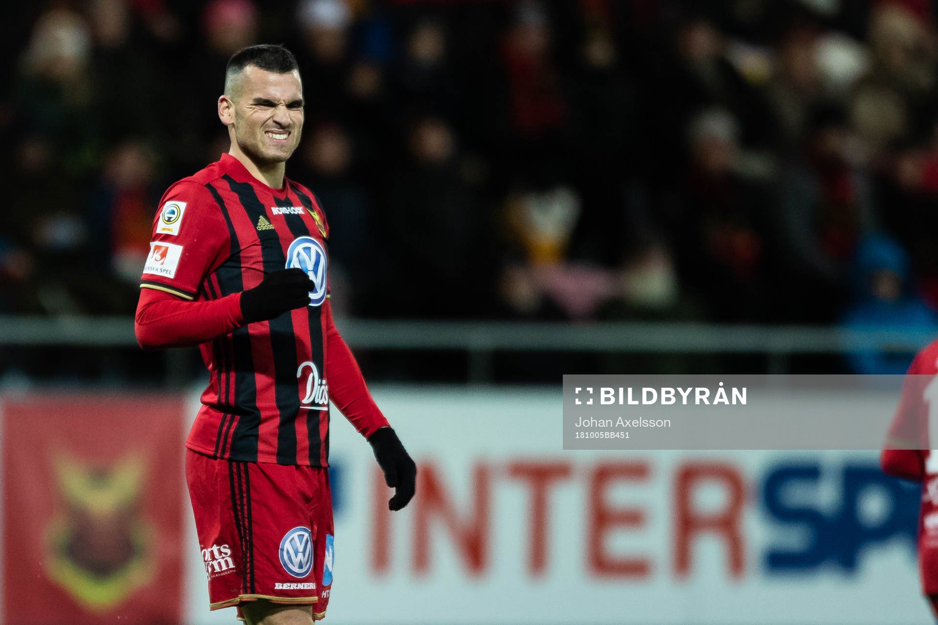 Östersunds Dino Islamovic reagerar