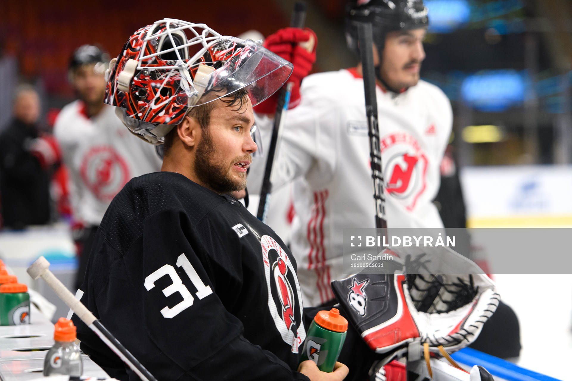Goalkeeper Eddie Lack