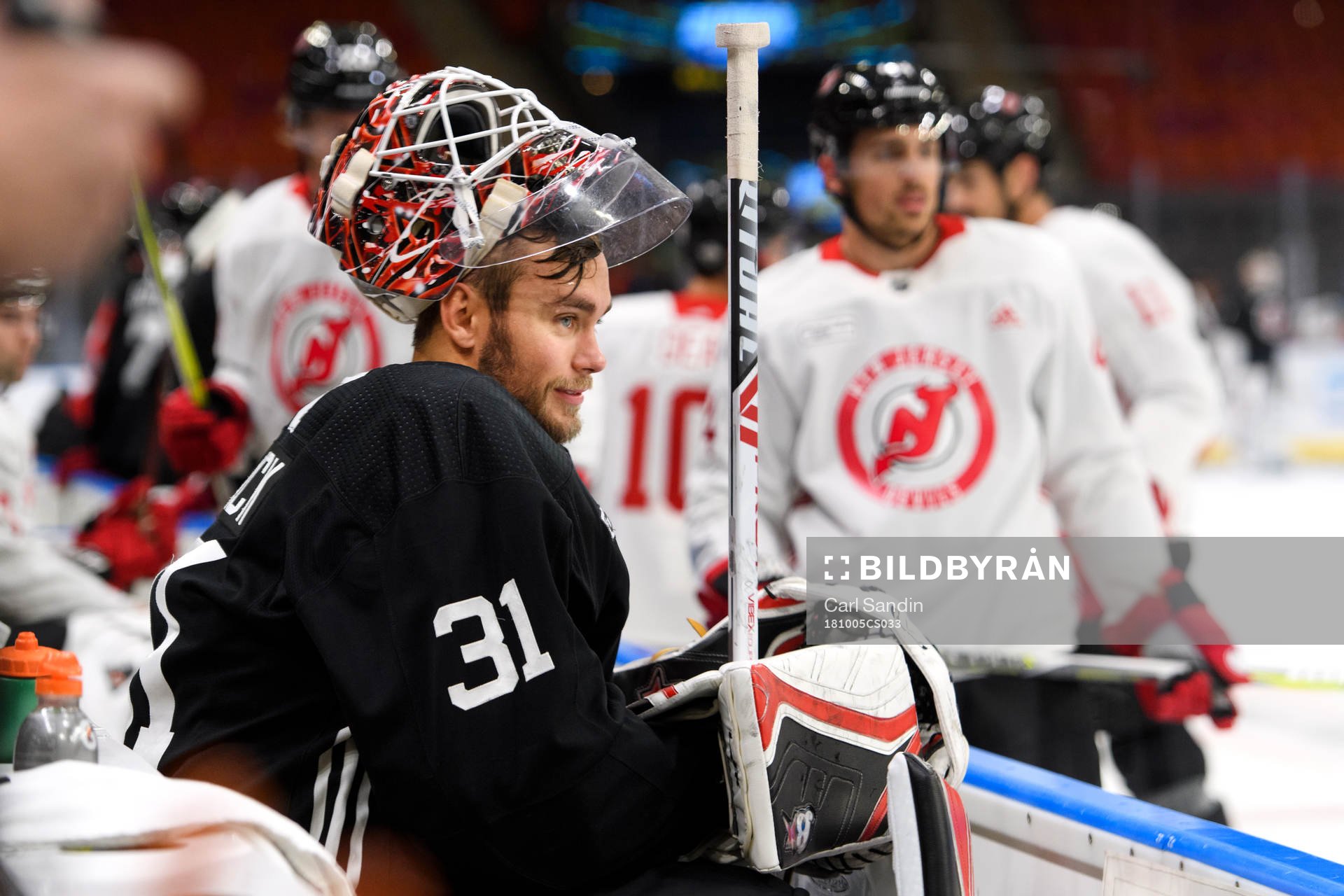Goalkeeper Eddie Lack