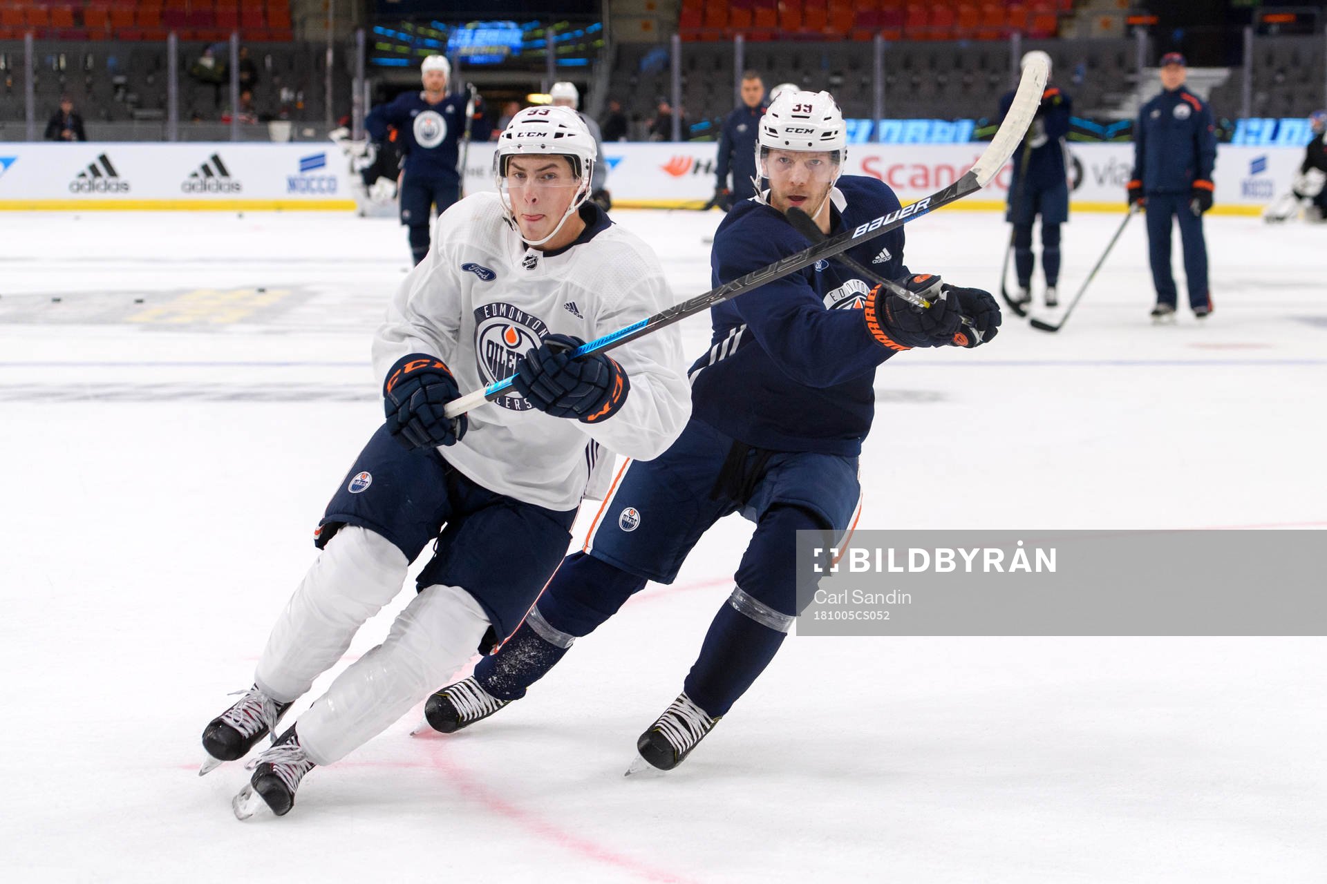 Ryan Nugent-Hopkins and Alex Chiasson