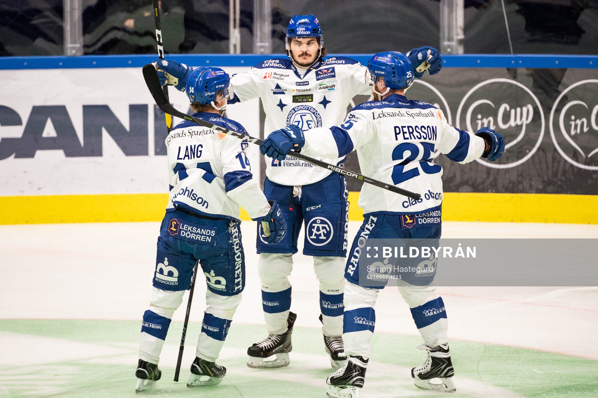 Leksands Thomas Valkvæ Olsen, Oskar Lang och Linus Persson