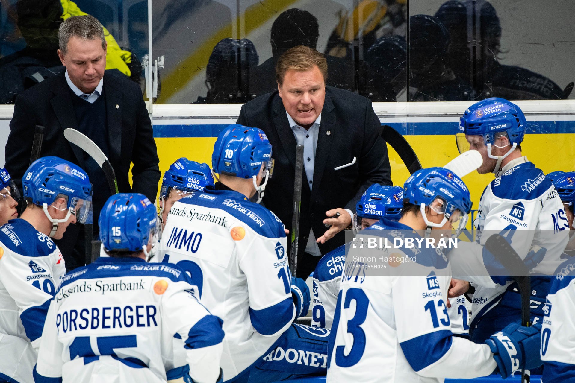 Leksands tränare Leif Carlsson