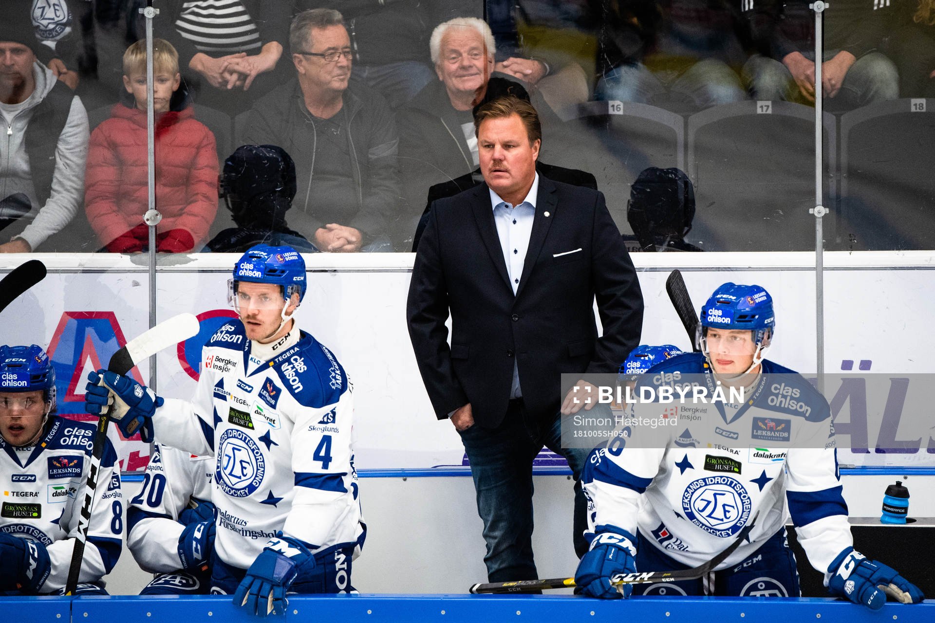 Leksands tränare Leif Carlsson