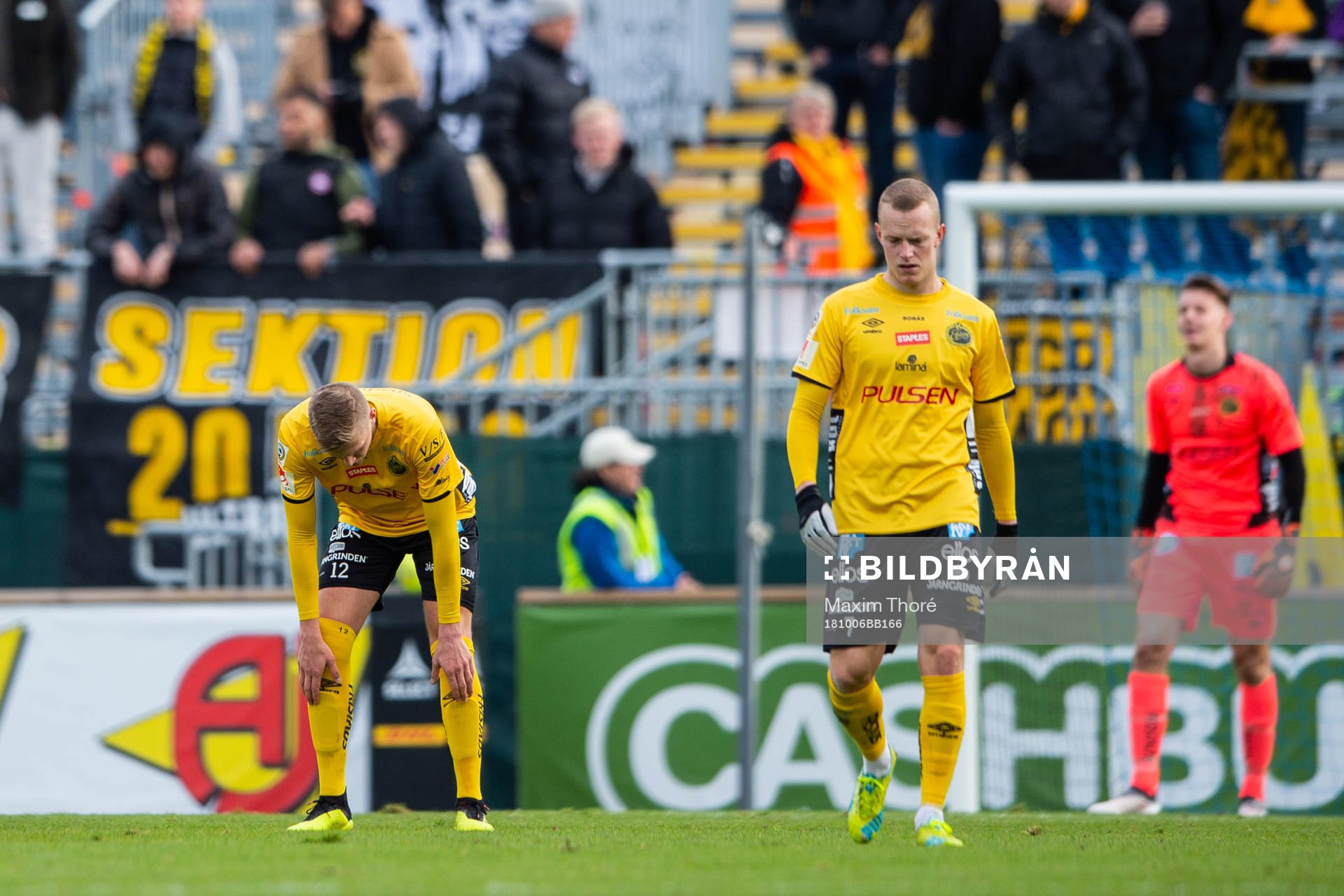 Elfsborgs Joakim Nilsson och Simon Lundevall deppar