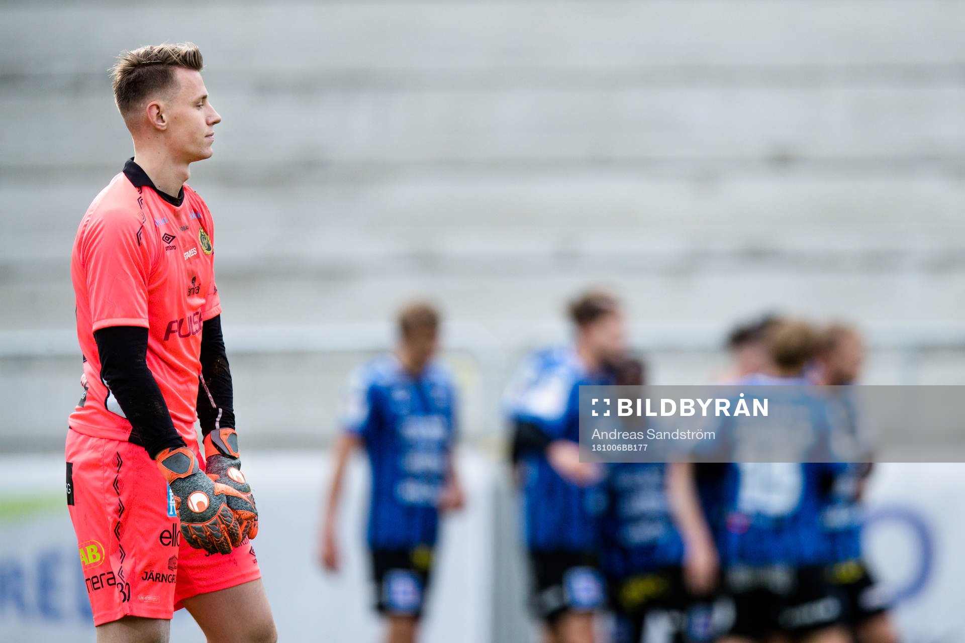Elfsborgs målvakt David Olsson deppar