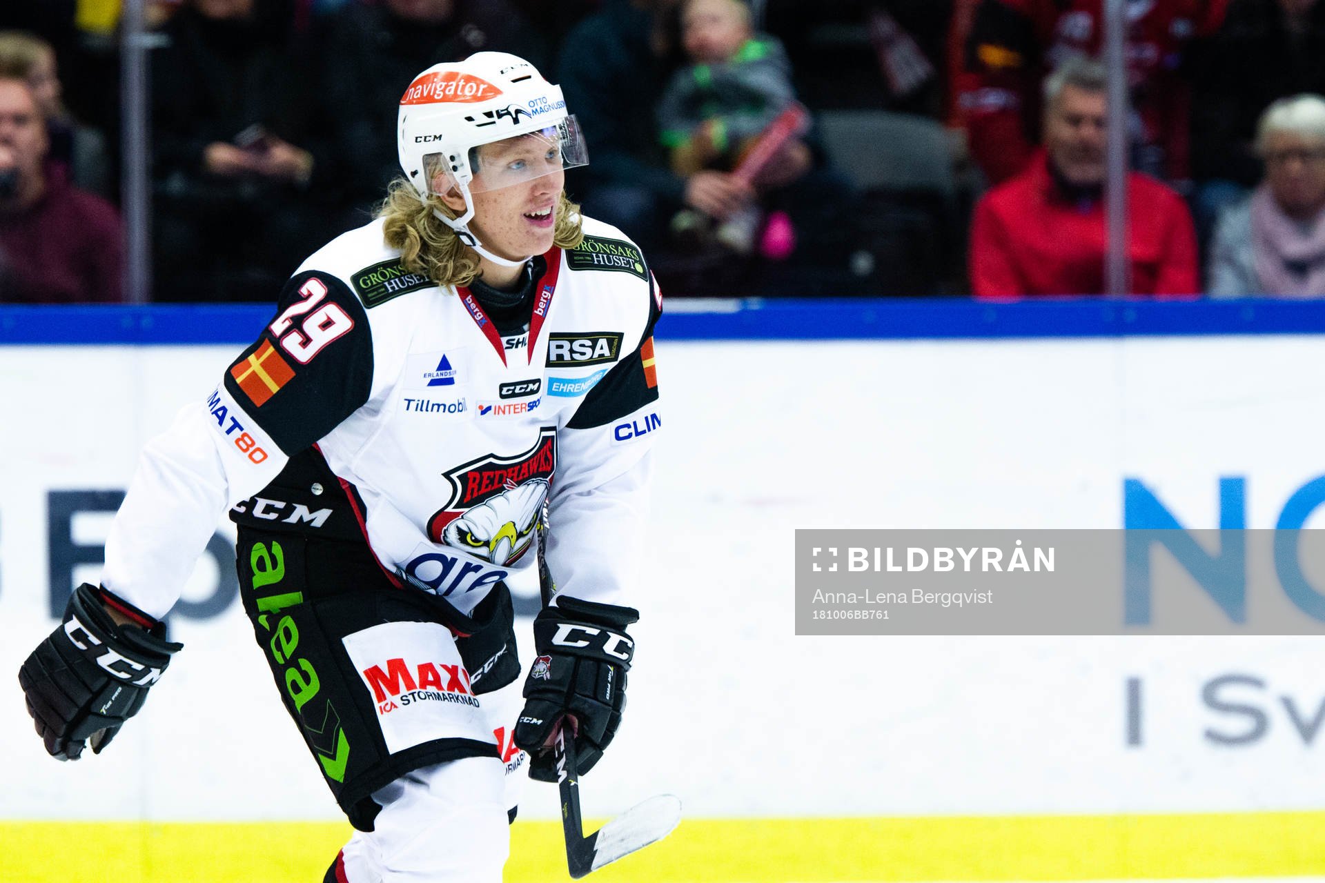 Malmö Redhawks Marcus Sylvegård jublar