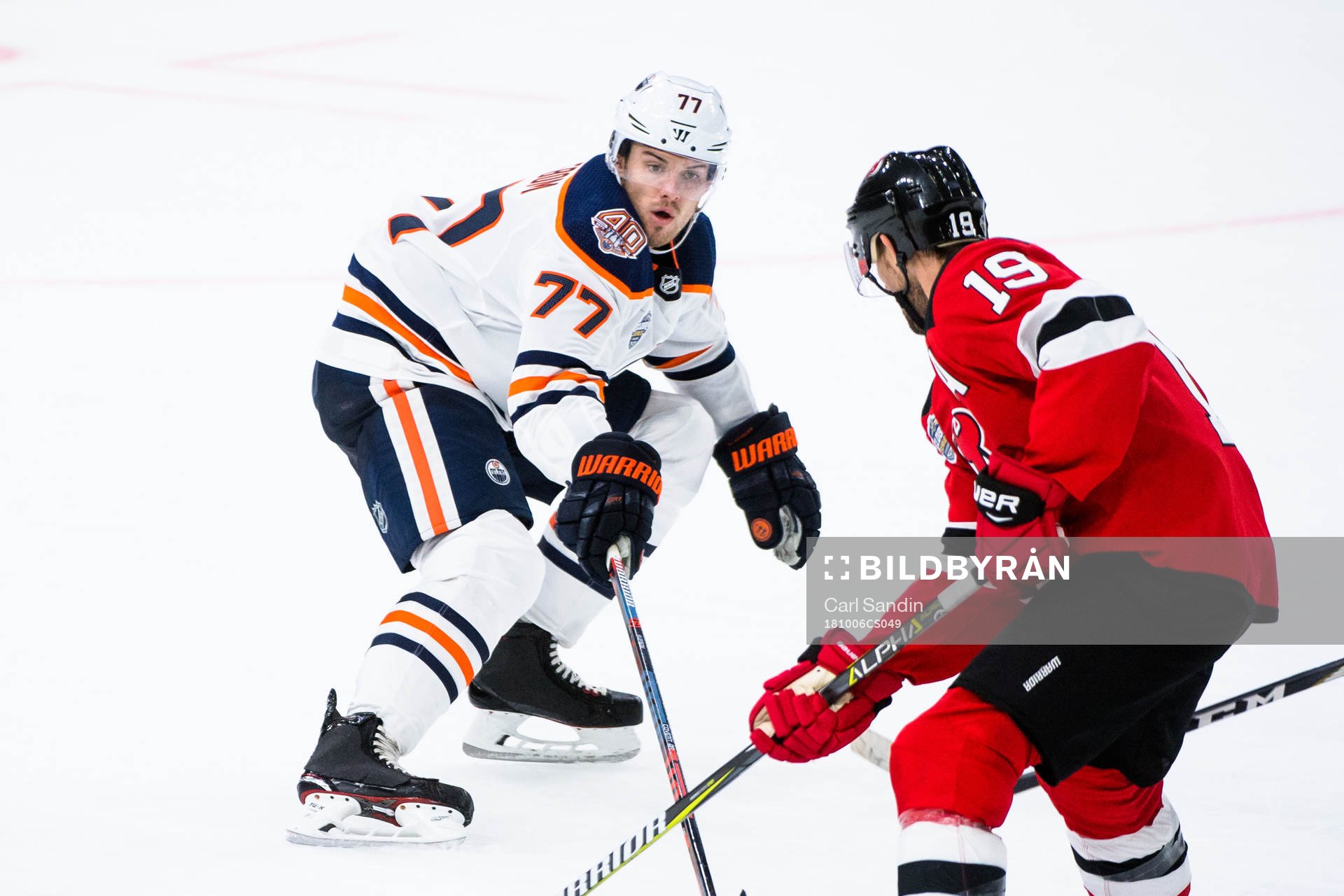 Oscar Klefbom of the Edmonton Oilers
