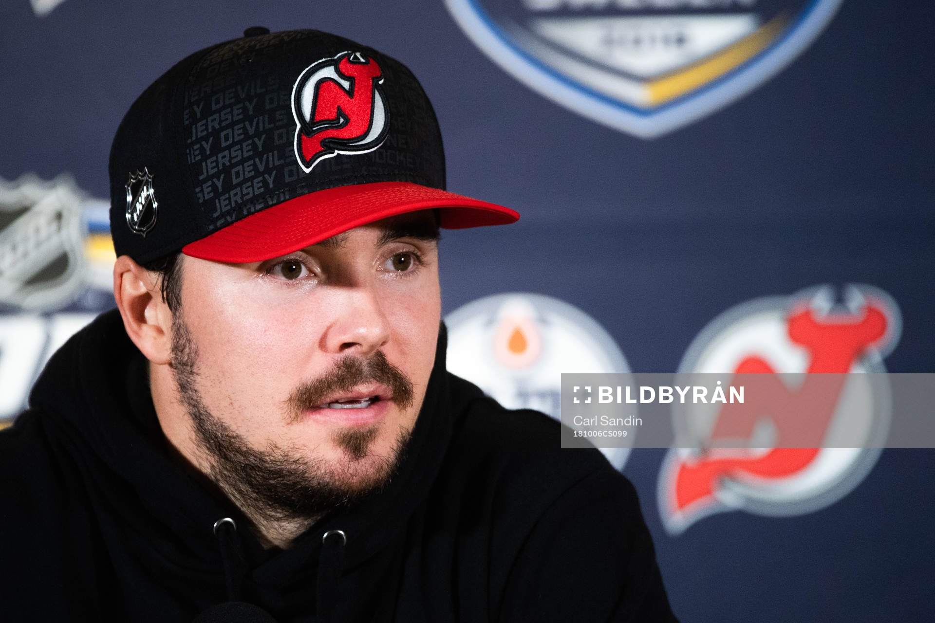 Marcus Johansson of the New Jersey Devils